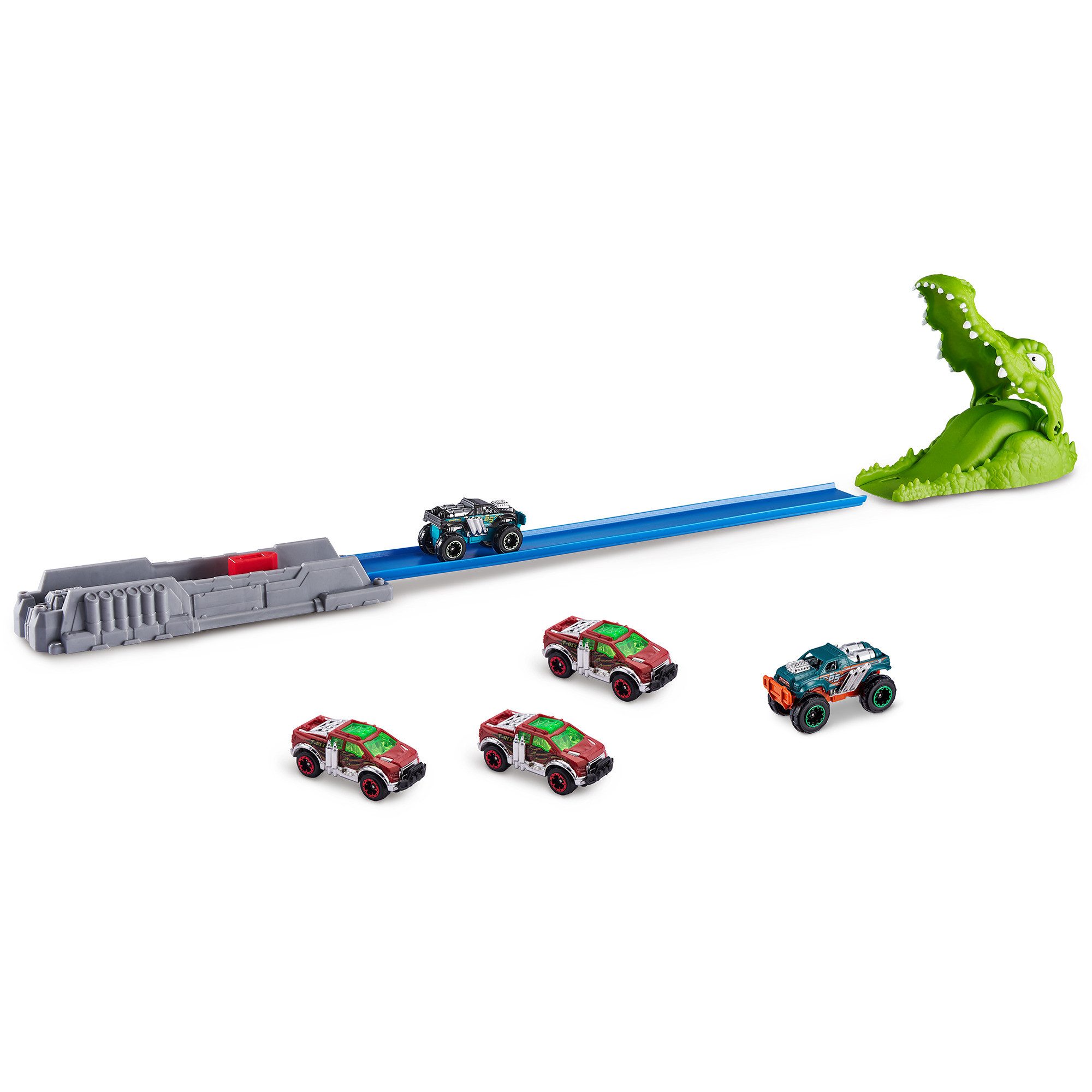 ZURU Spielzeug-Auto ZURU Metal Machines - Spielset Krokodilangriff