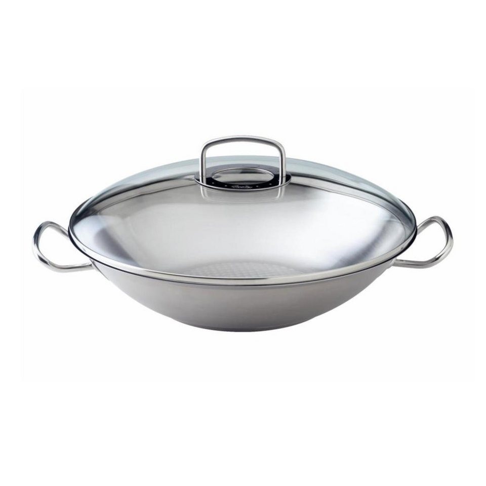 Fissler Wok Original Profi Collection Edelstahl 36cm, Edelstahl (1-tlg),  Induktionsgeeignet