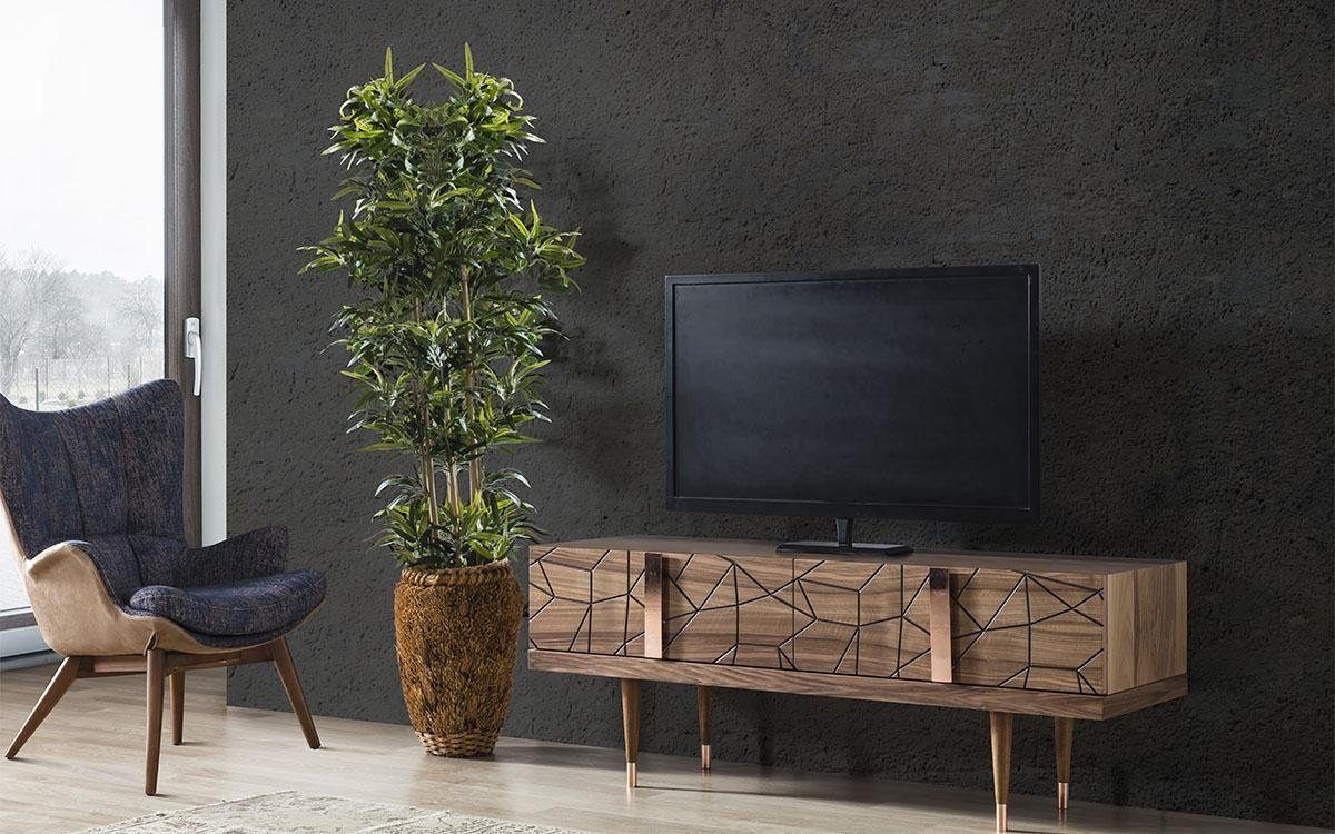 JVmoebel Sideboard Tv Ständer Sideboard Wohnzimmer Modern Holz Design Möbel, Made In Europe