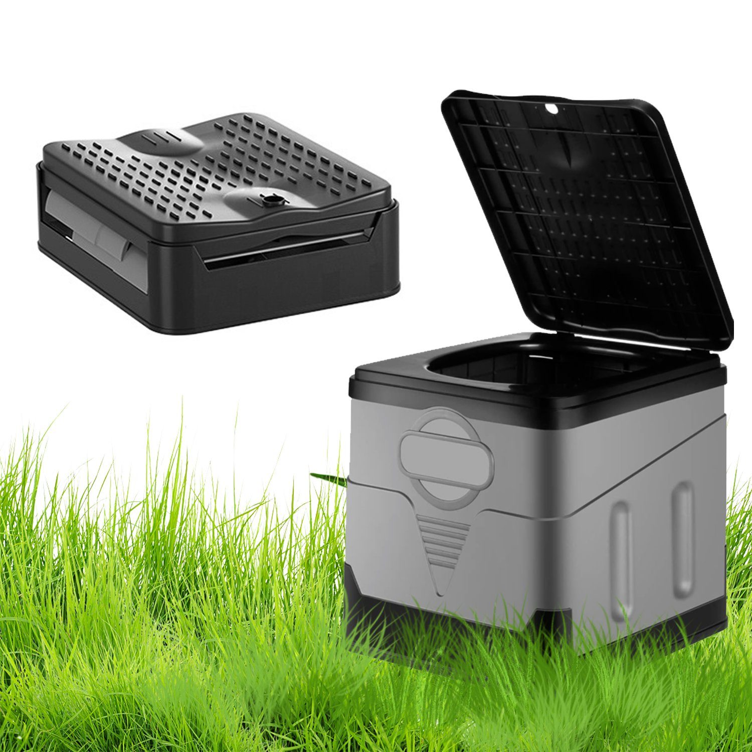 Campingtoilette Faltbar Mobile Trenntoilette 150KG Outdoor Tragbare Campingklo