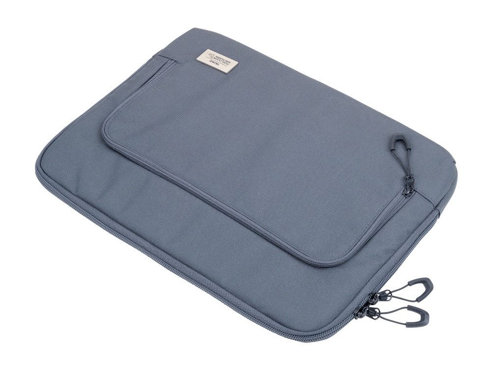 TROIKA Laptoptasche Laptoptasche aus recyceltem Meeresplastik, mit 2 Reißverschlussfächern
