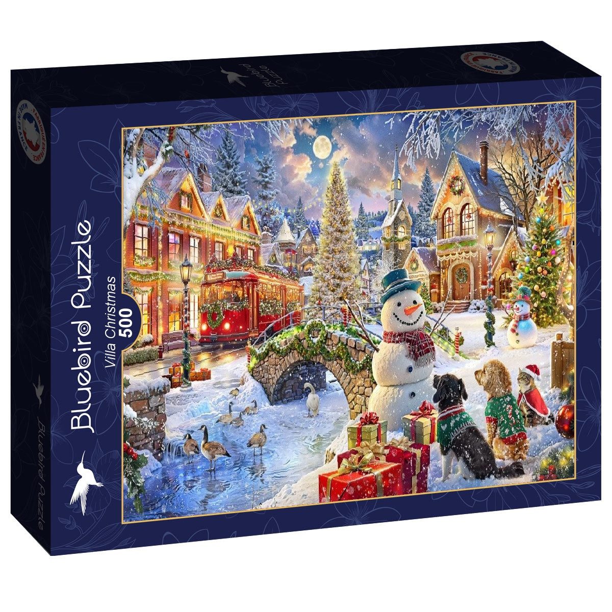 Bluebird Puzzle Puzzle Weihnachtsvilla, Puzzleteile günstig online kaufen