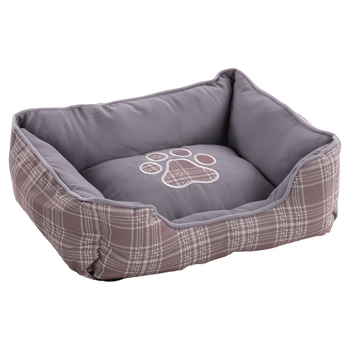 Flamingo Tierbett Hundebett Evi rechteckig grau