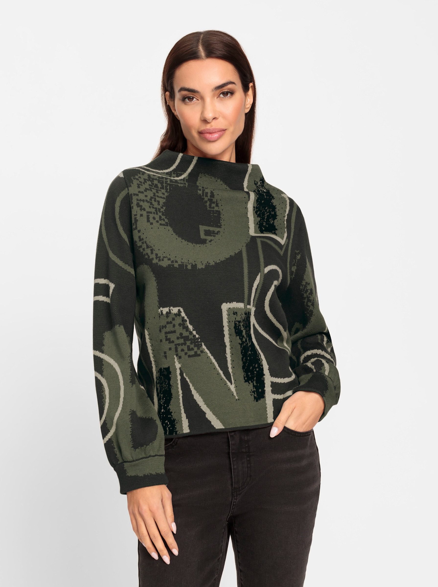 Strickpullover Jacquard-Pullover