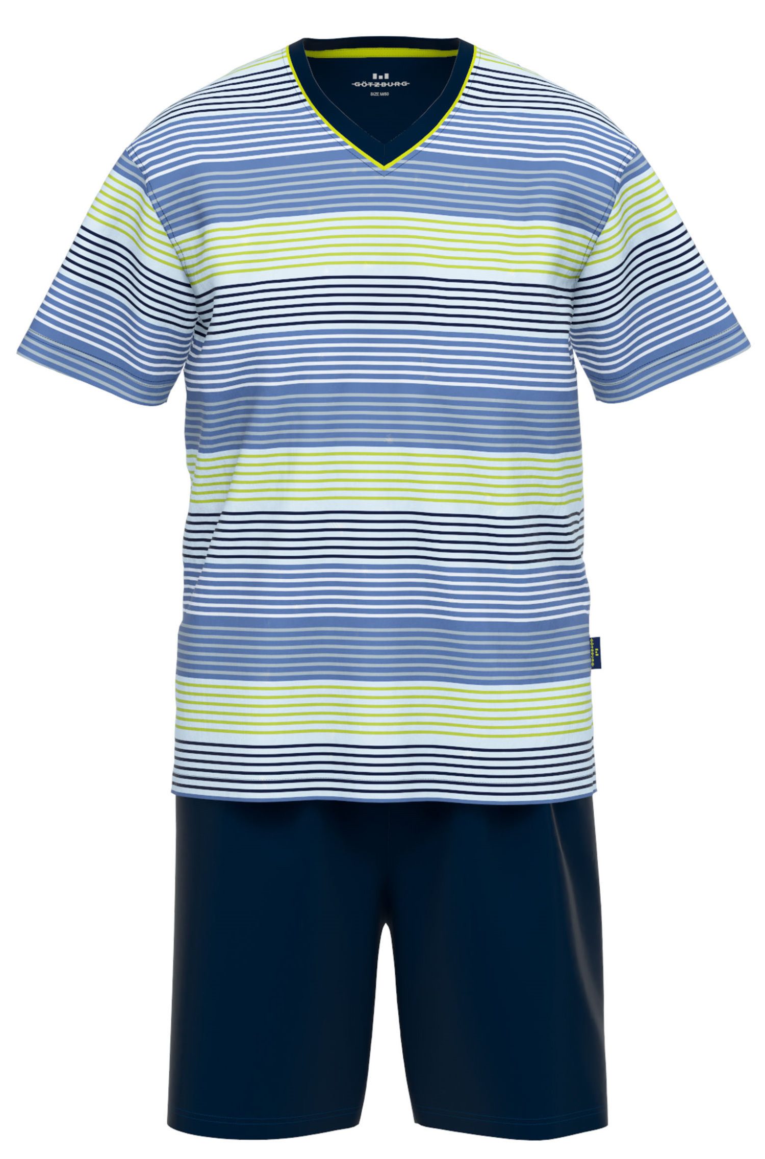 GÖTZBURG Shorty Herren Shorty Pyjama kurz (2 tlg) Klima Aktiv günstig online kaufen