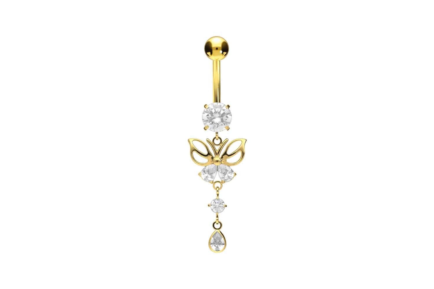 PIERCINGLINE Bauchnabelpiercing Titan Bananabell mit Innengewinde SCHMETTER günstig online kaufen