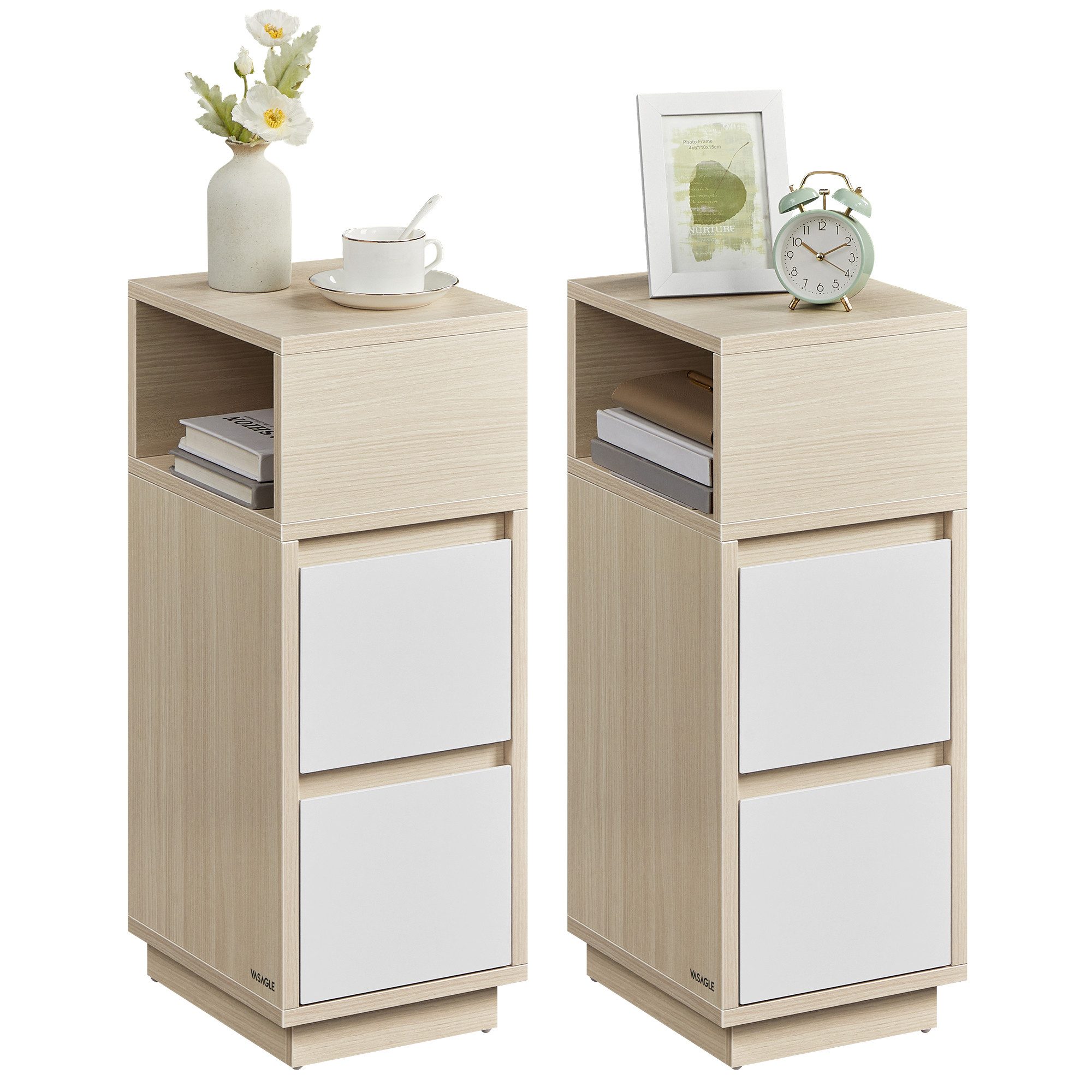 VASAGLE Nachttisch (2-St), 1er Set/2er Set, günstig online kaufen