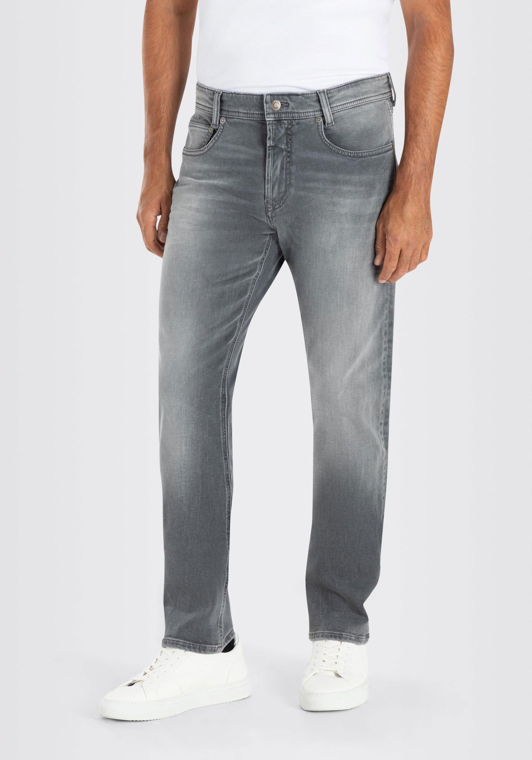 MAC 5-Pocket-Jeans Jog'n Jeans 0994L All Season Sweat Denim H858 Midgrey Authentic Wash