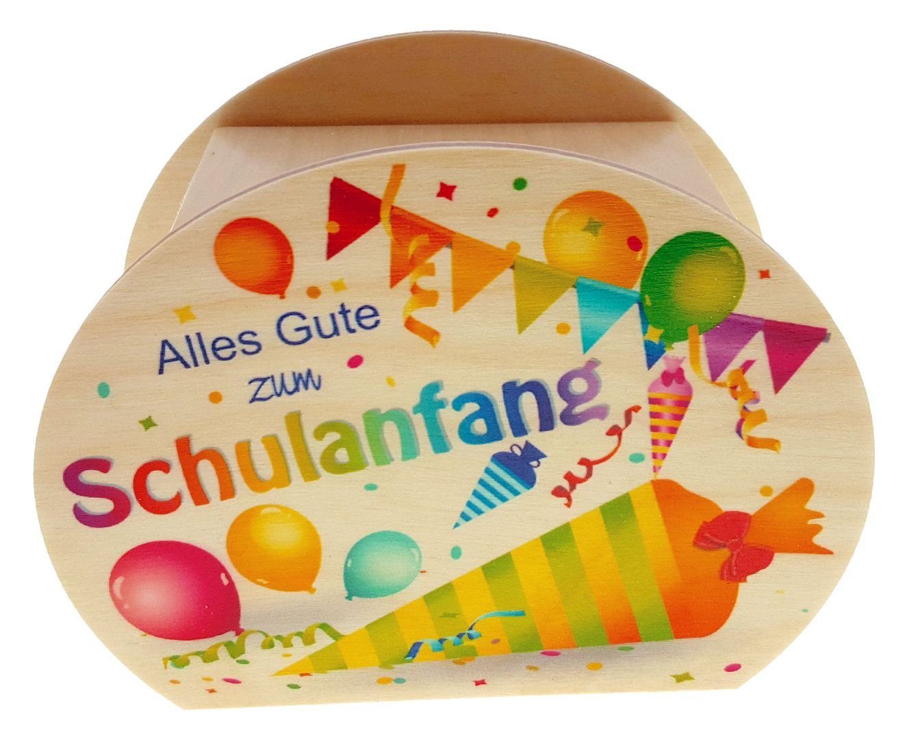 HESS SPIELZEUG Spardose Holzdekoration Spardose Schulanfang günstig online kaufen