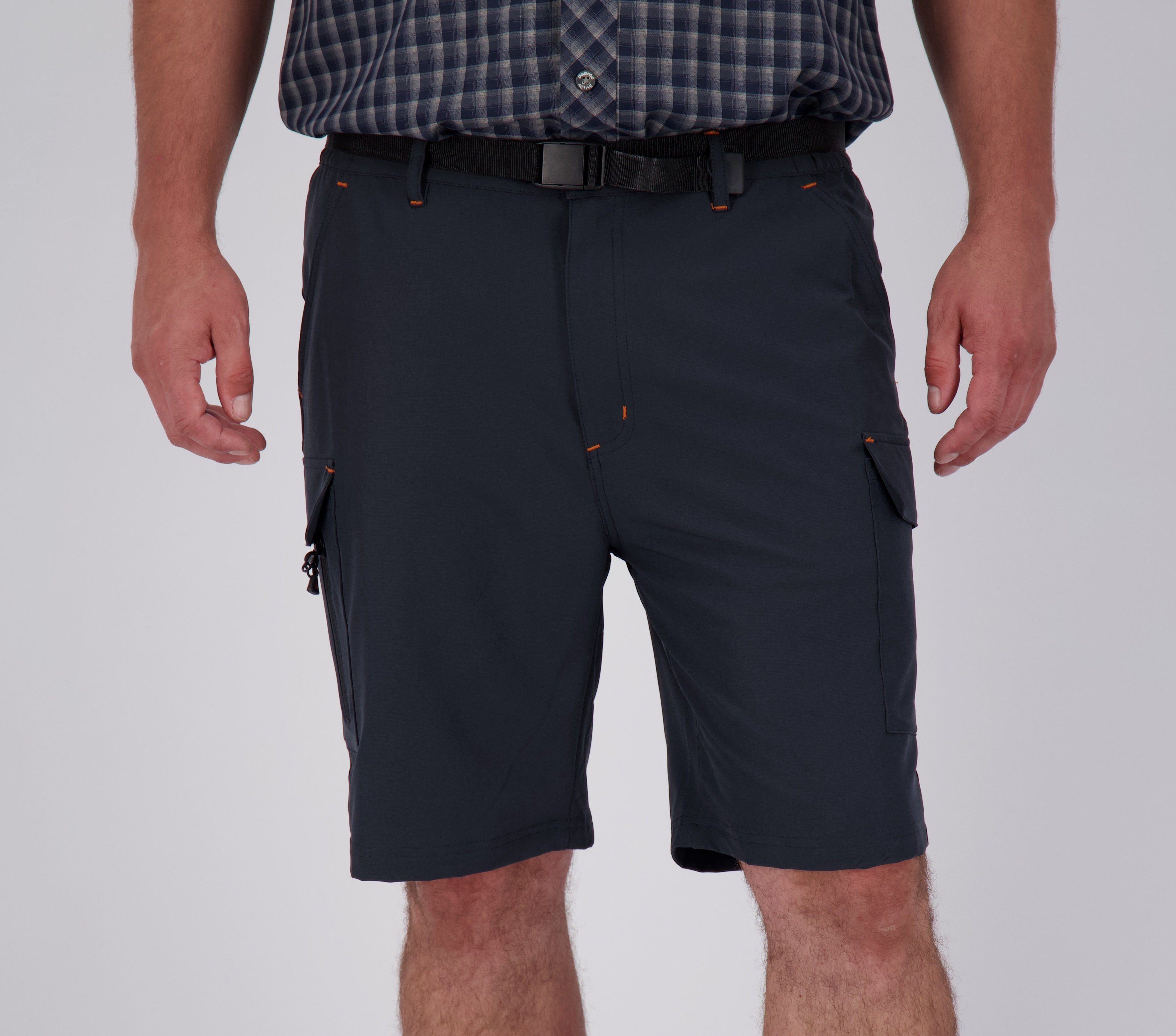 DEPROC Active Funktionsshorts KENTVILLE MEN CS NEW Full Stretch Short & Bermuda auch in Großen Größen erhältlich Anthrazit