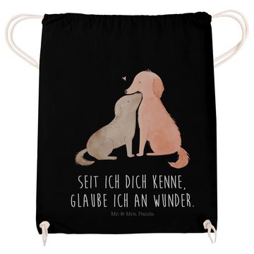 Mr. & Mrs. Panda Sporttasche Hunde Liebe - Schwarz - Geschenk, Sprüche, Tasche, Beutel, Herz, Spor (1-tlg), Pandacharme