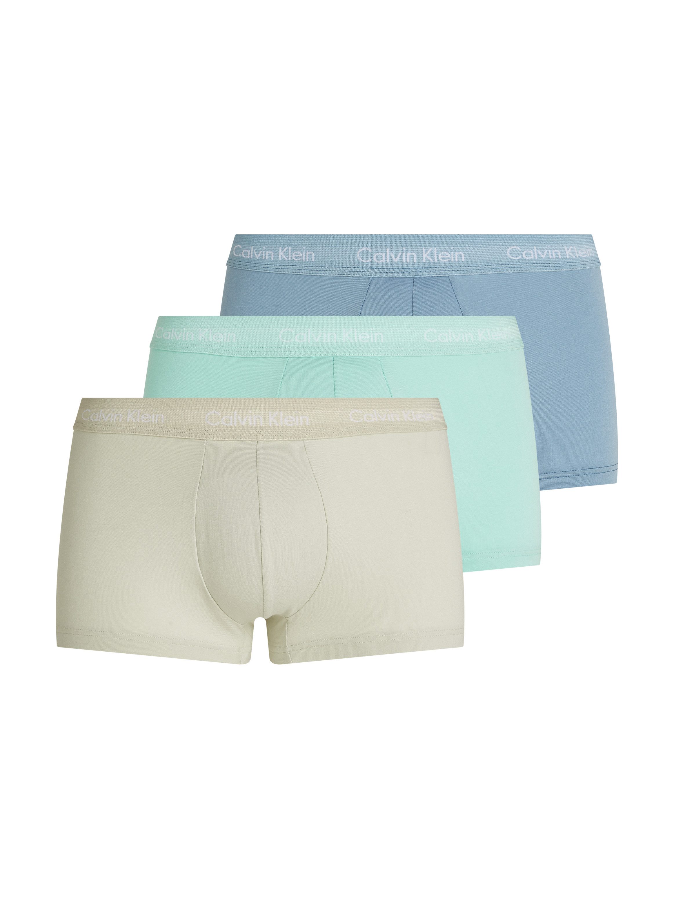 Calvin Klein Underwear Trunk LOW RISE TRUNK 3PK (Packung, 3-St., 3er-Pack) mit Logoschriftzügen
