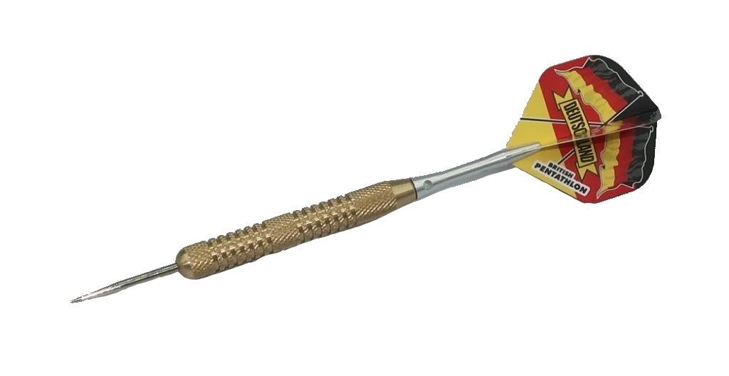 Dartpfeil Pentathlon Steeldarts, Deutschland, messing