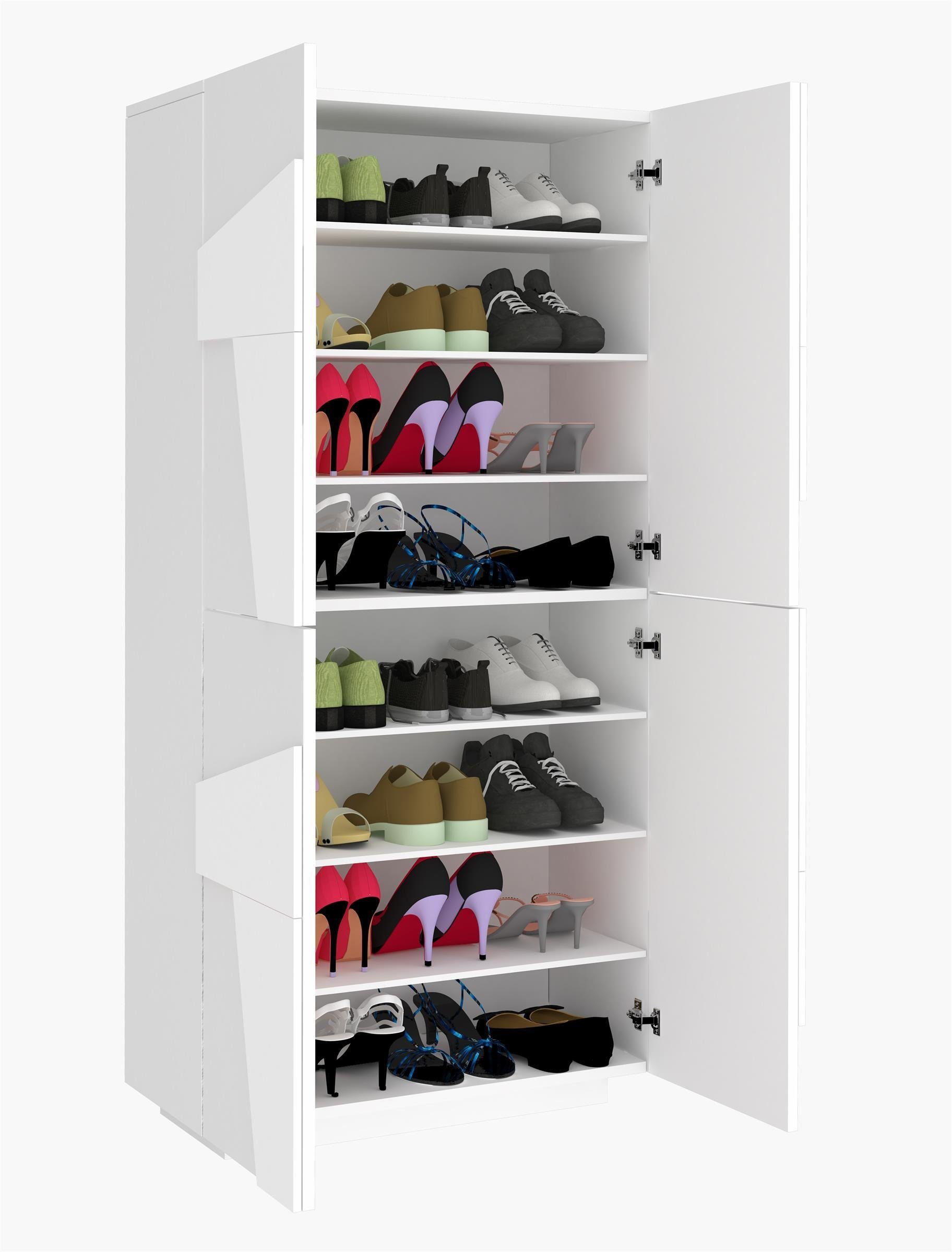 möbelando Garderobenschrank Piacenza 81 x 168 günstig online kaufen