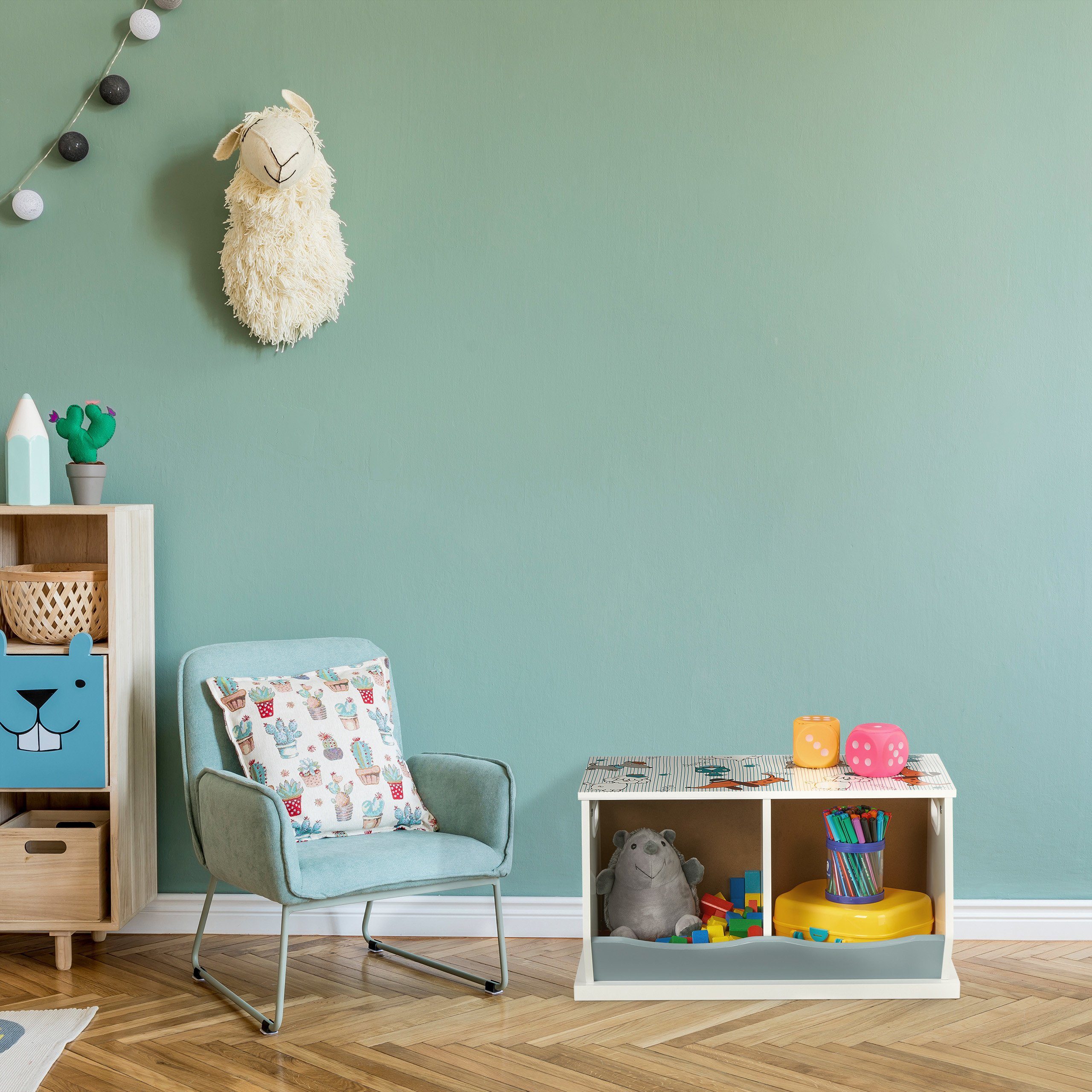 relaxdays Standregal Kinderregal 2 Fächer günstig online kaufen