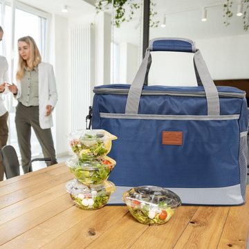 Clanmacy Picknickkorb Kühltasche Isotasche Isoliertasche Lebensmittel coolerbag Kühlbox