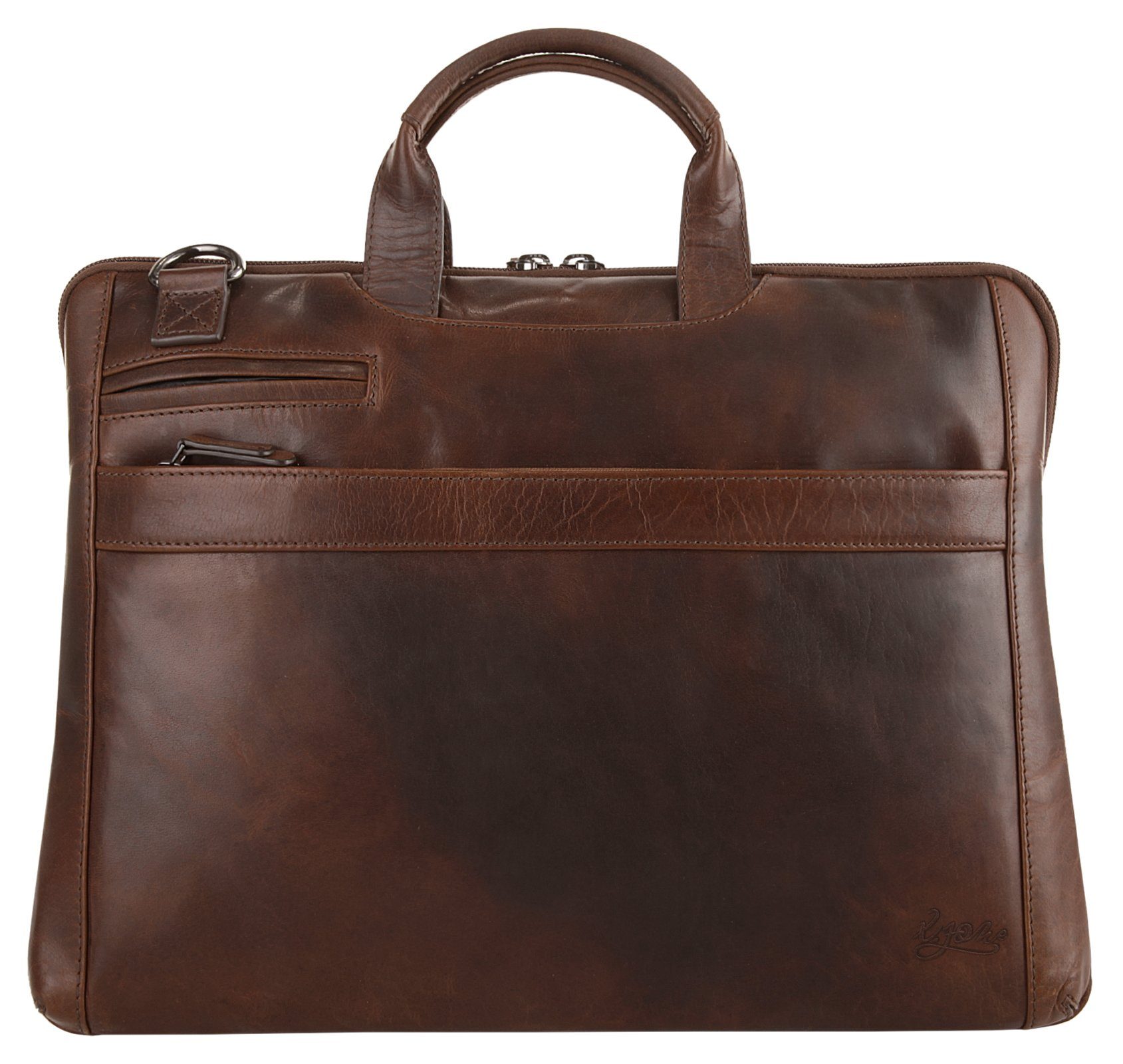X-Zone Laptoptasche, echt Leder günstig online kaufen