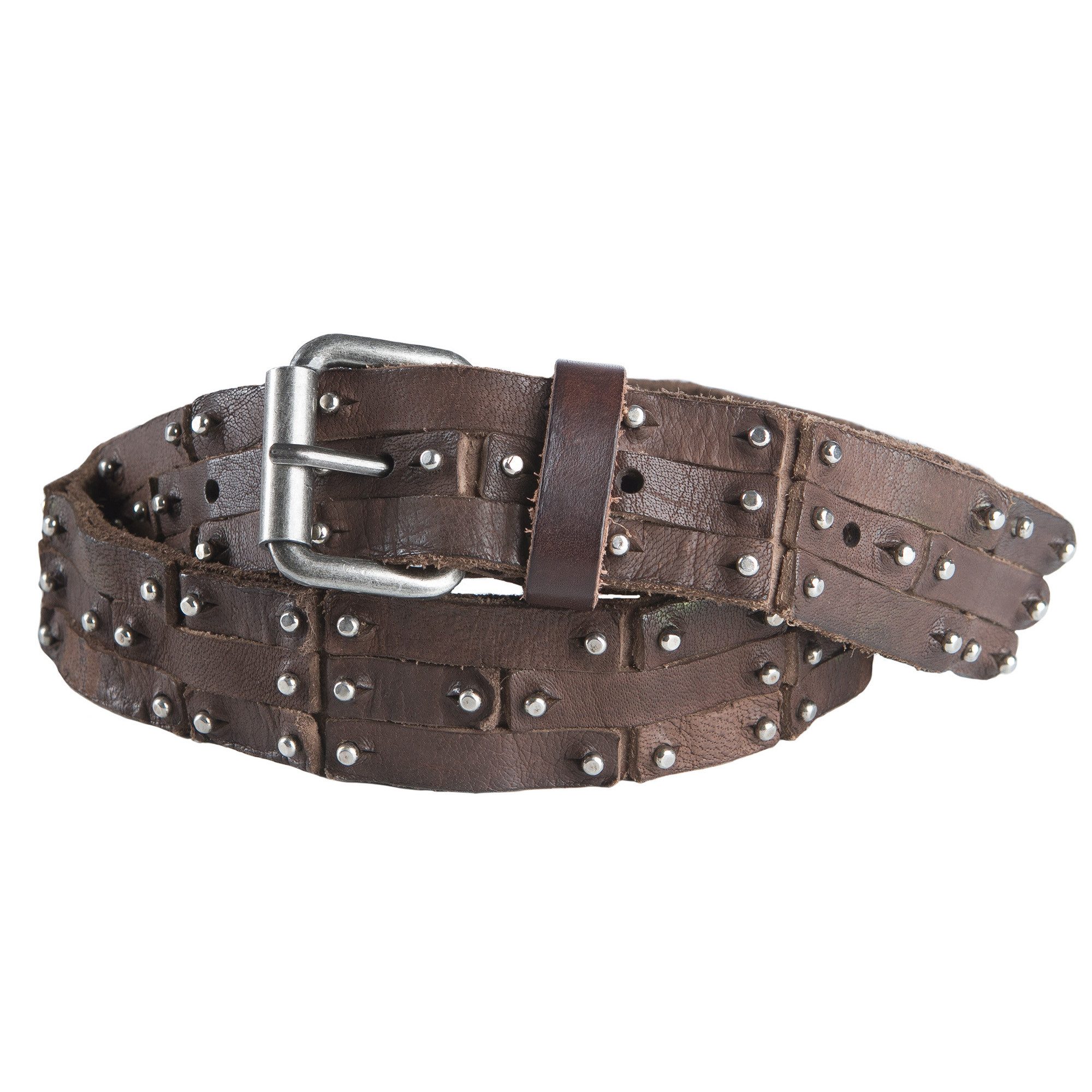 Cassandra Accessoires Ремни с заклепками aus echtem Leder MADE IN ITALY