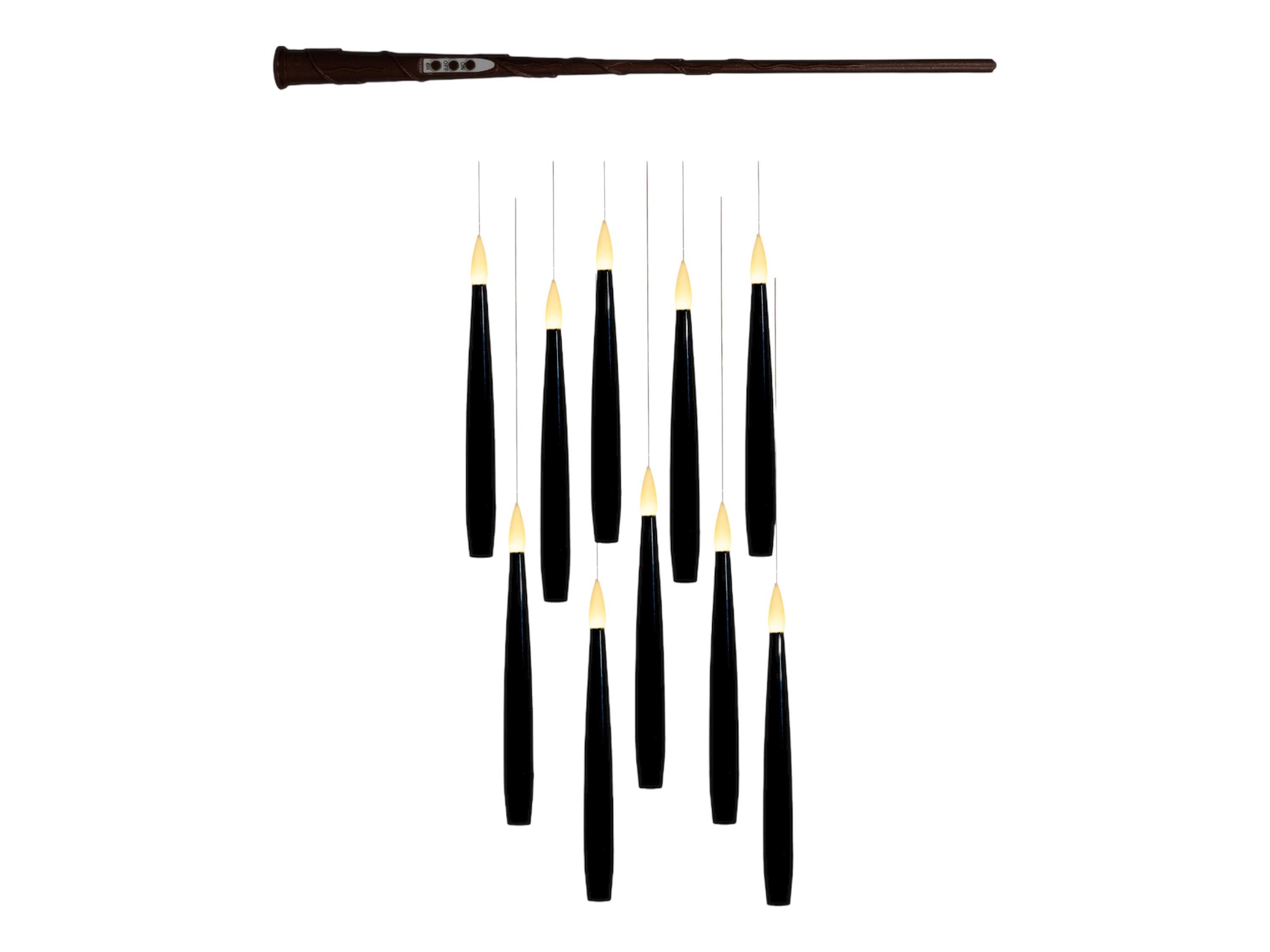 Coen Bakker Deco BV LED-Kerze (Set, 11-tlg), schwebende Kerzen schwarz 10 S günstig online kaufen