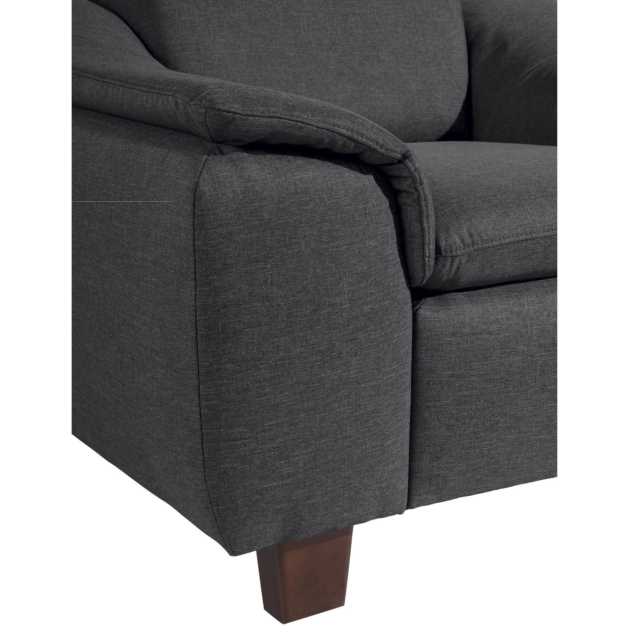 (Sparpreis inkl. Sessel Sessel dunkel aufm graphit / nussbaum Bezug 22940 hochwertig Versand, Kessel Kostenlosem Katti Flachgewebe Sitz 1-St), verarbeitet,bequemer Buche 58