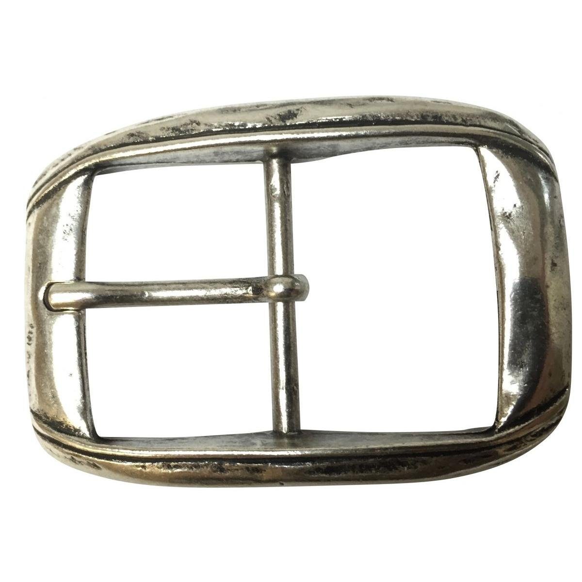 Gürtelschnalle Doppel 4,0 cm - Gürtelschließe 40mm - Dorn-Schließe - Gürtel bis 4cm