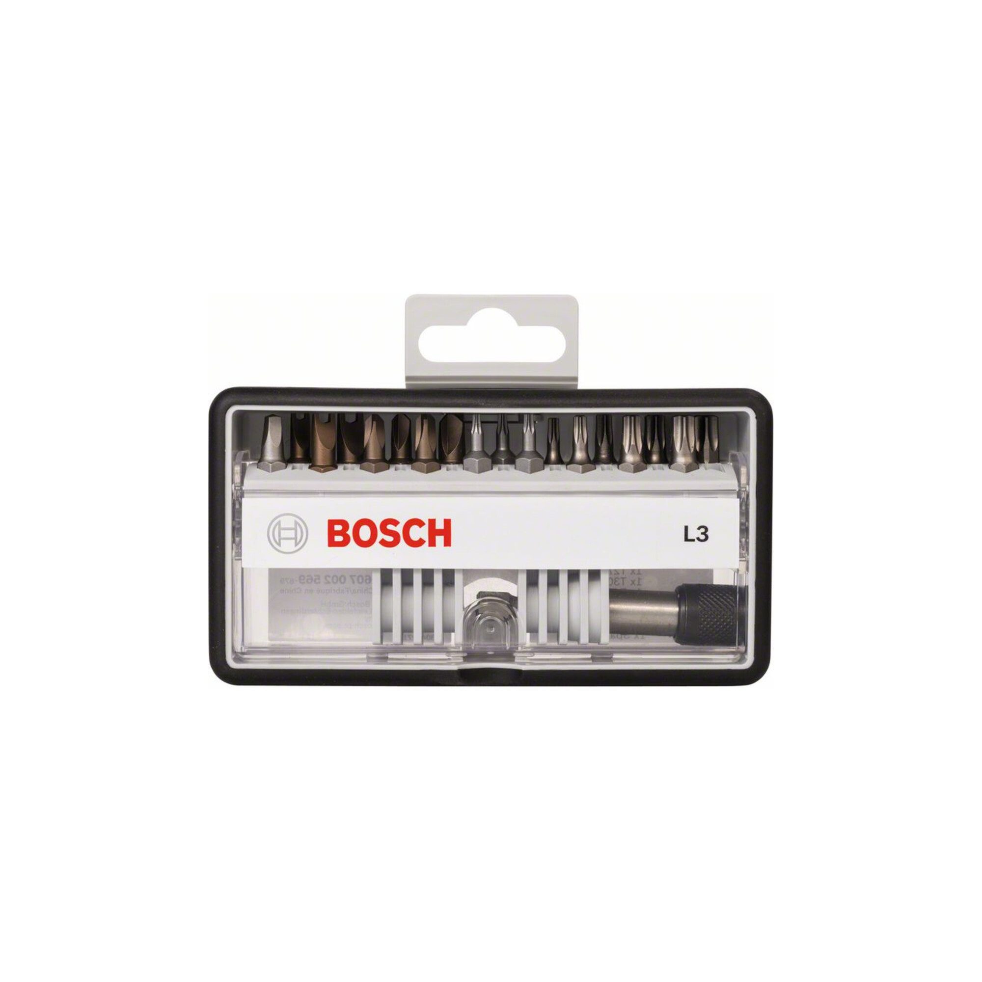 Bosch Professional Bit-Set Bosch Schrauberbit-Set Robust Line L Extra-Hart 18 + 1-teilig 25 mm Si