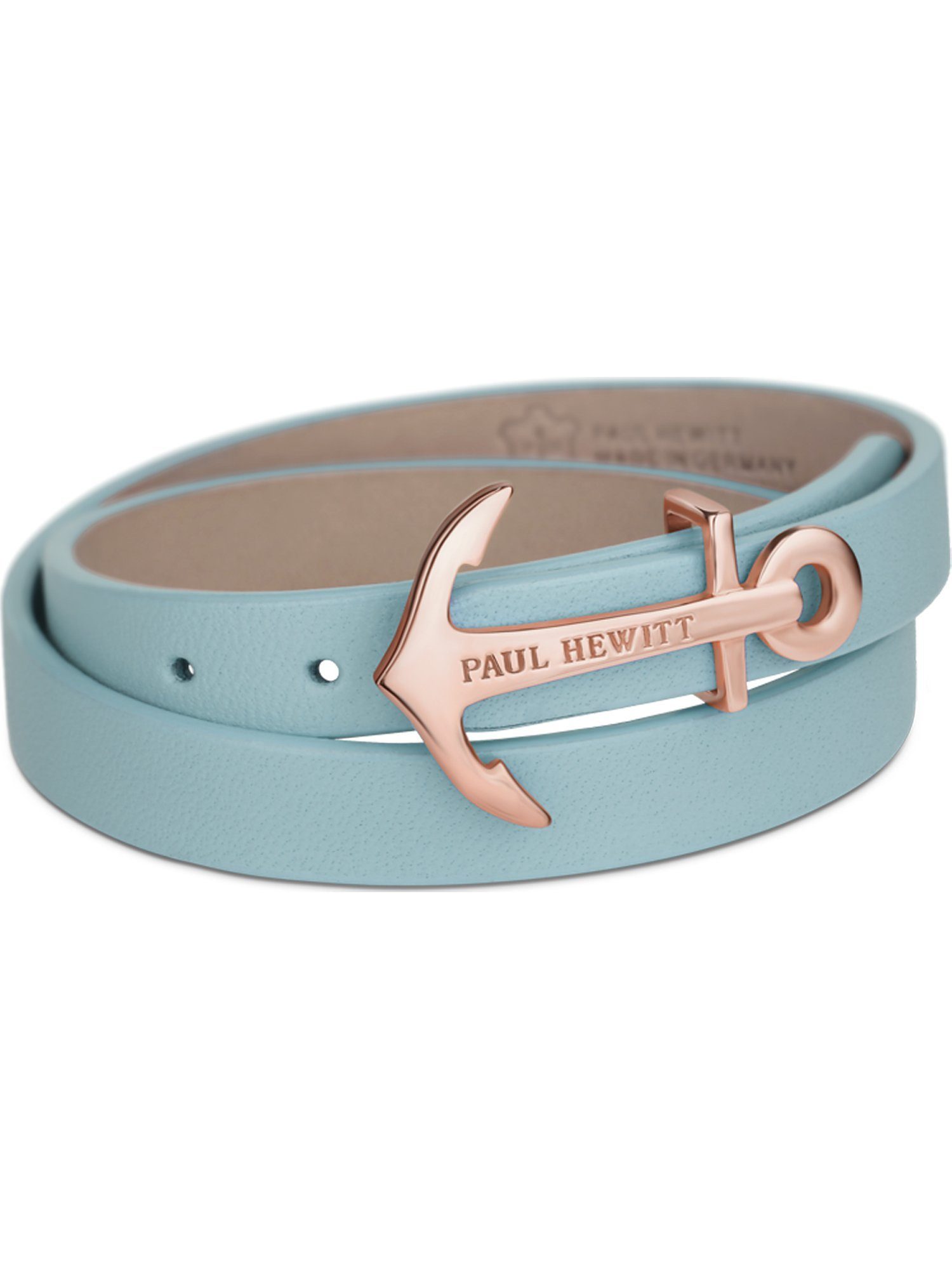 PAUL HEWITT Armband Paul Hewitt Unisex-Armband Leder, Edelstahl, trendig