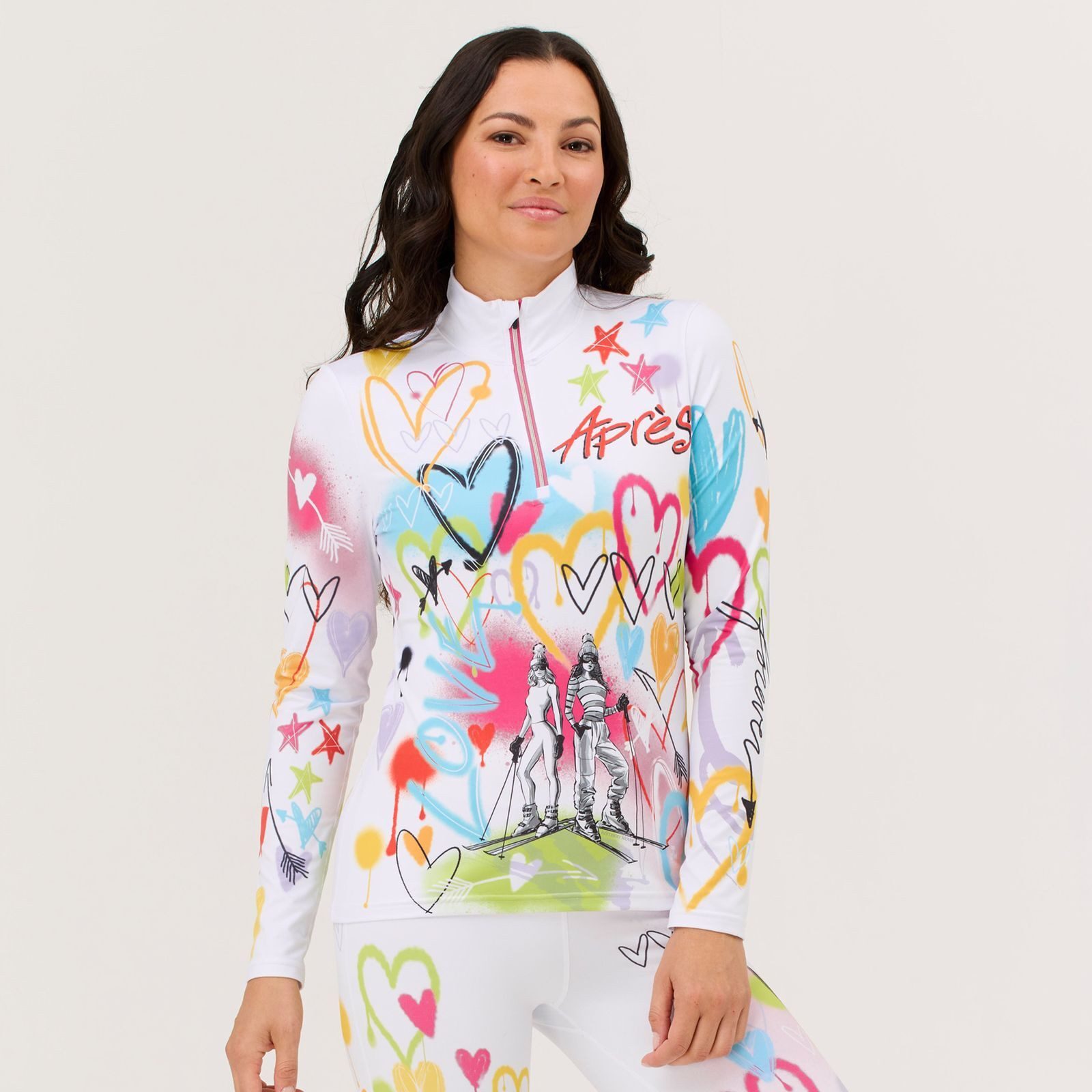 Langarmshirt Graffiti Girls Top
