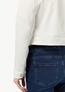 Comma Blusenblazer Verkürzte Jeansjacke aus Baumwollmix