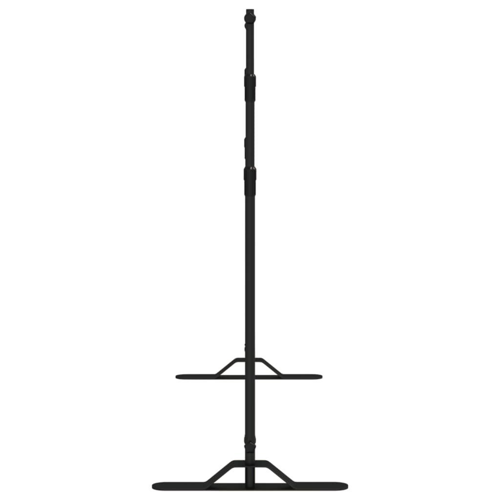 vidaXL Fotohintergrund 305 x 243 cm Hintergrundstativ Schwarz 305x243 cm Stahl Fotograf Zubeh – Bild 4 von 5
