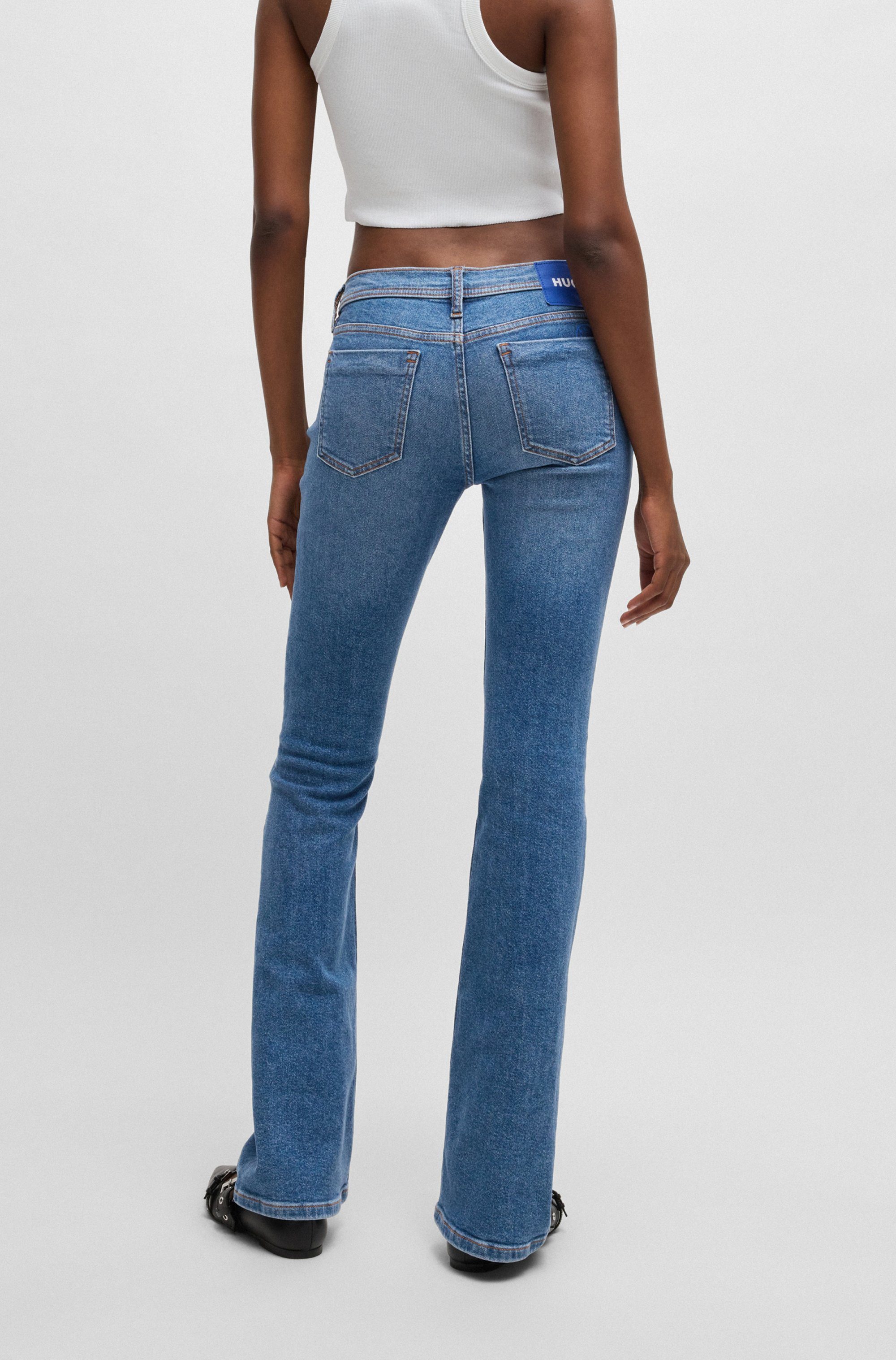 HUGO Blue Bootcut-Jeans Getti Ausgestelltes Bein, günstig online kaufen