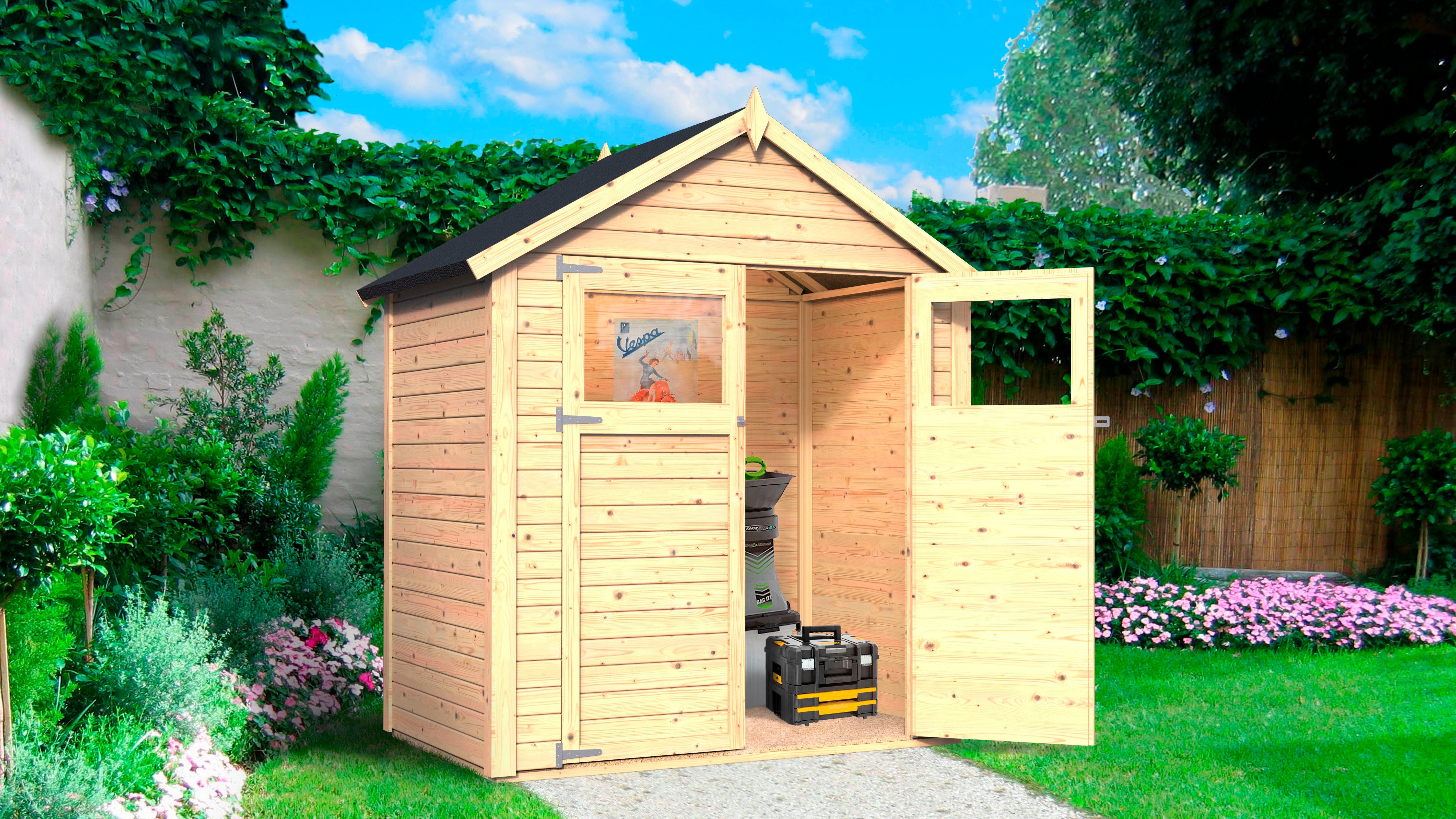 KONIFERA Gartenhaus Sylt 1, BxT: 202x131 cm, Inklusive Fussboden