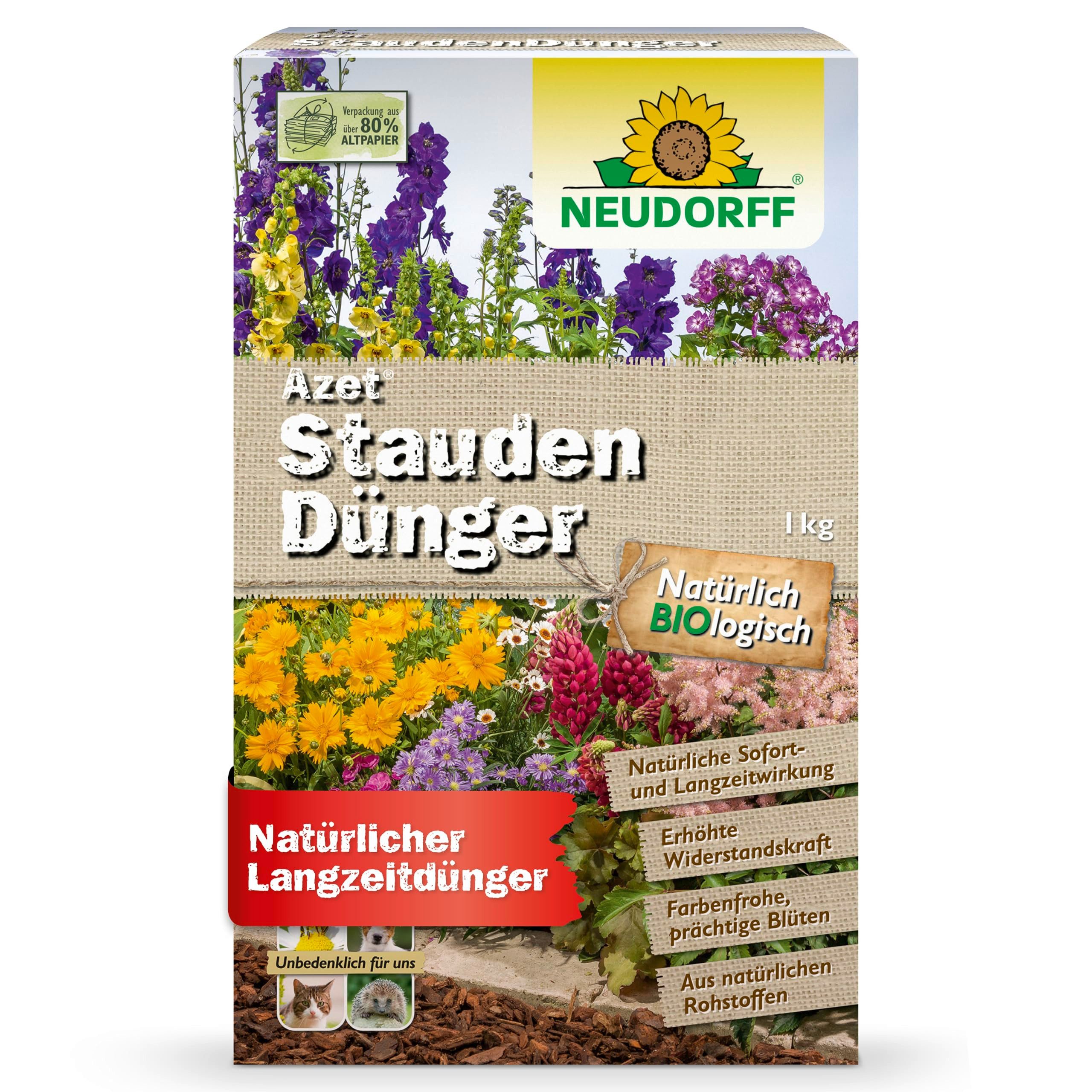 Blumendünger Bio - Azet StaudenDünger 1 kg