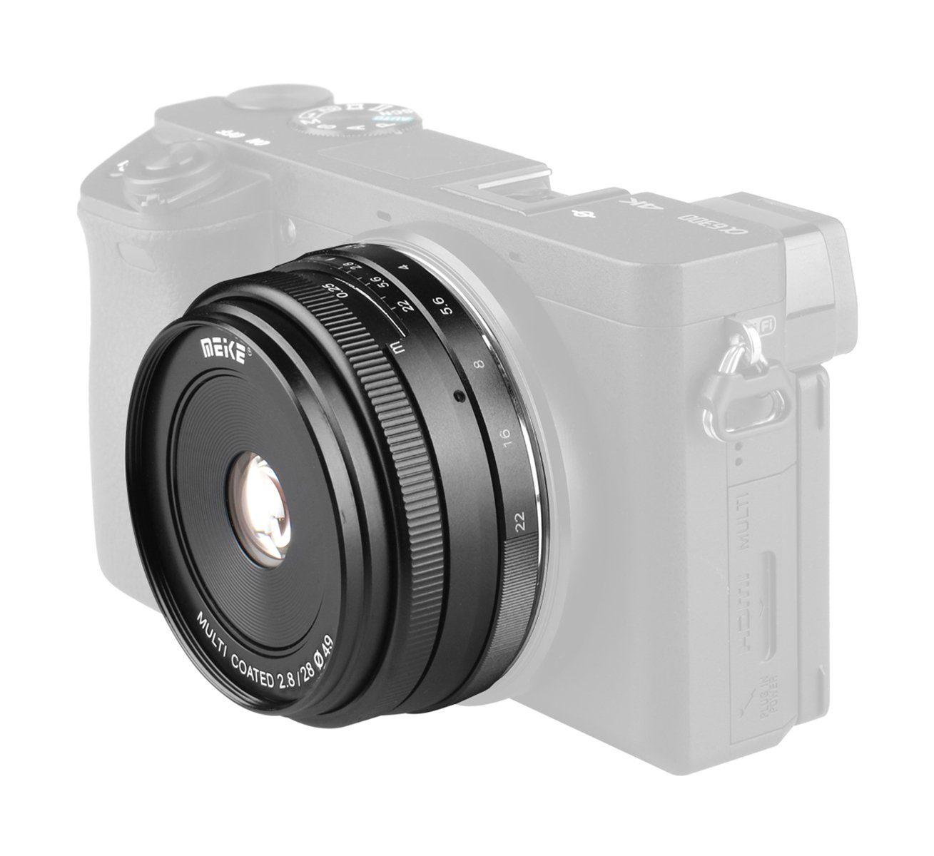 Meike Meike 28mm F2.8 Objektiv multicoated Objektiv Canon EOS für M