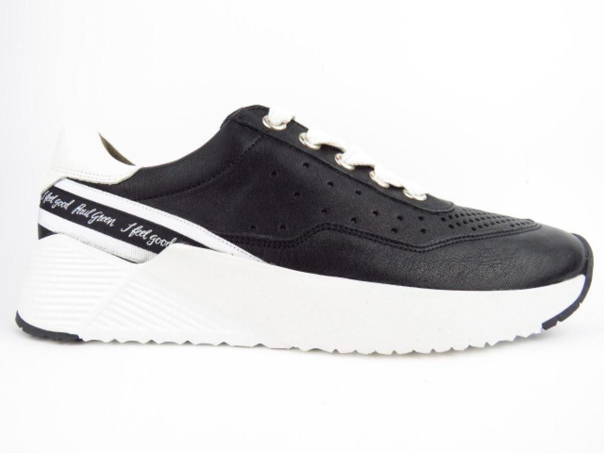 Paul Green Kid/Calf black/wihte Sneaker günstig online kaufen