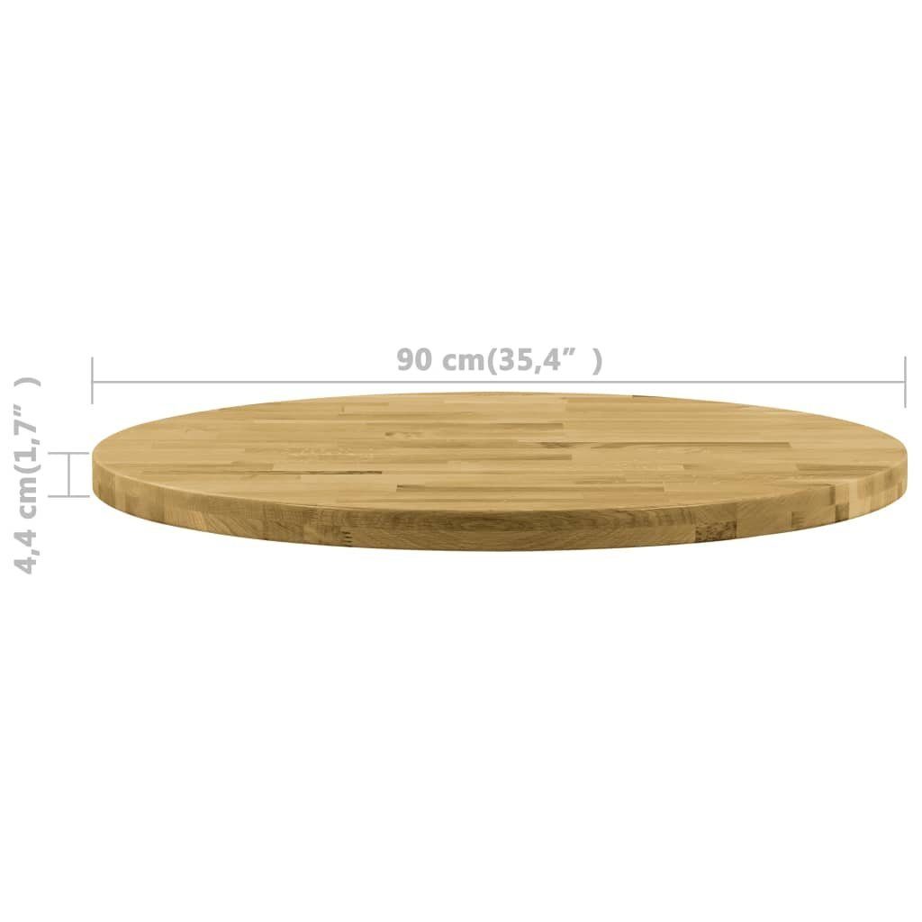 (1 furnicato 900 Massiv Eichenholz mm mm 44 St) Rund Tischplatte