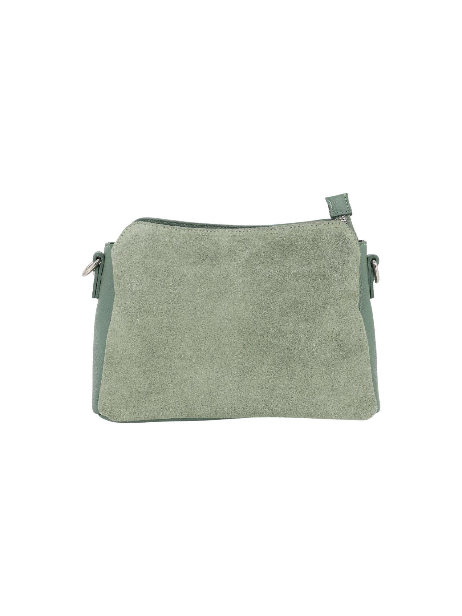 Schultertasche Rimma – Schultertasche aus Wildleder & Nappaleder