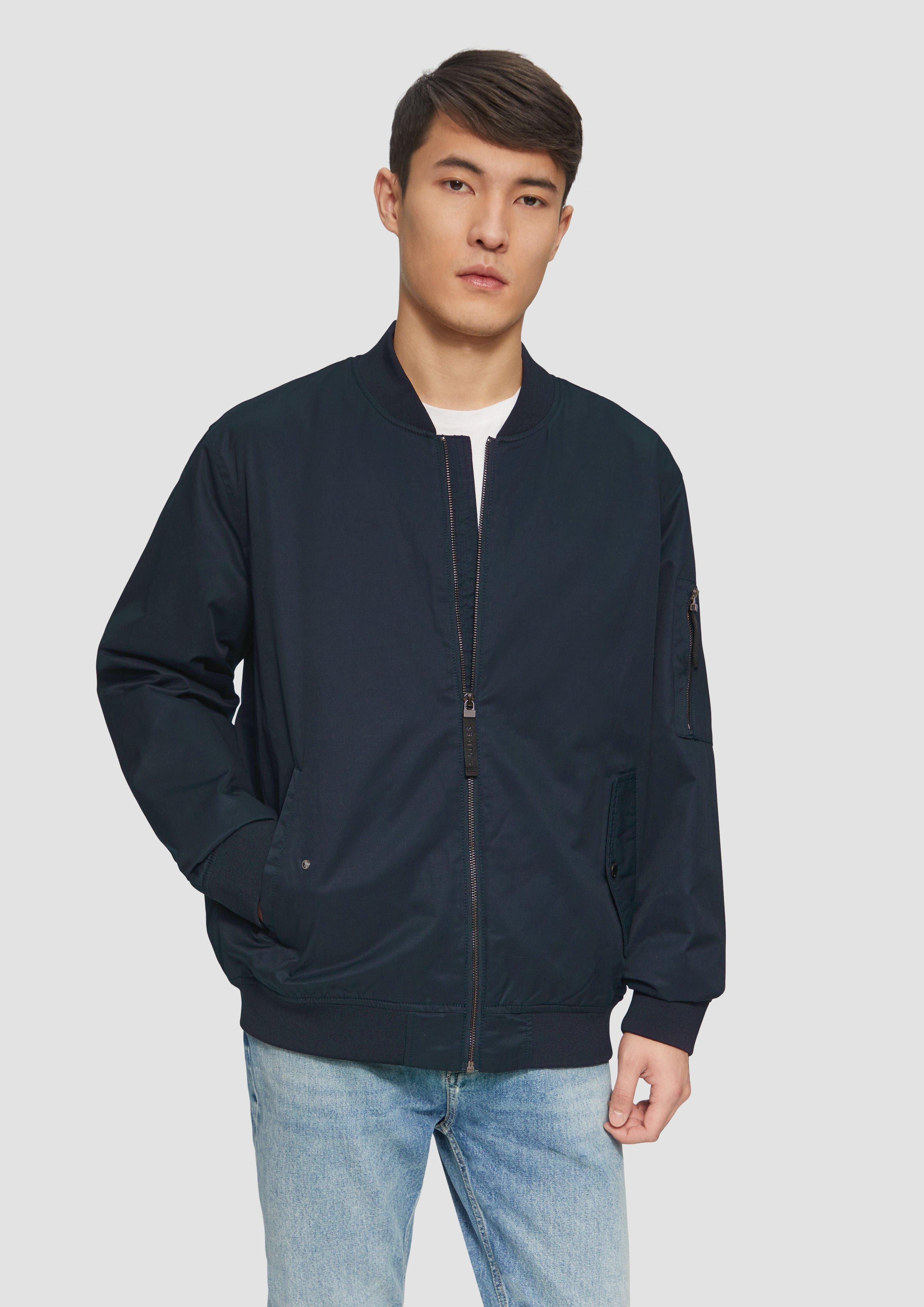 Allwetterjacke Bomberjacke mit sportiven Details