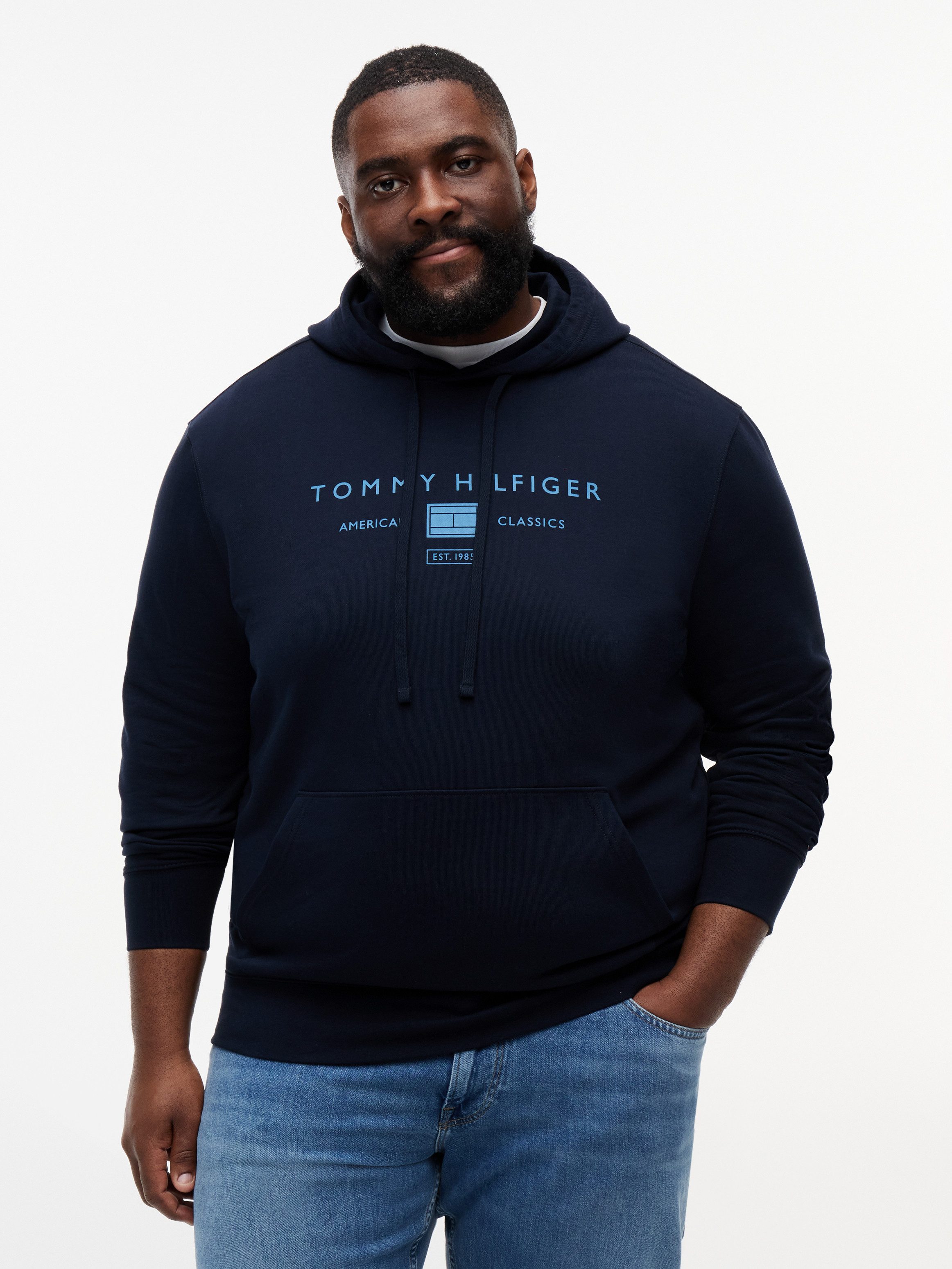 Tommy Hilfiger Big & Tall Hoodie BT-BRAND L0VE TR MONO STOCK Große Größen, normale Passform