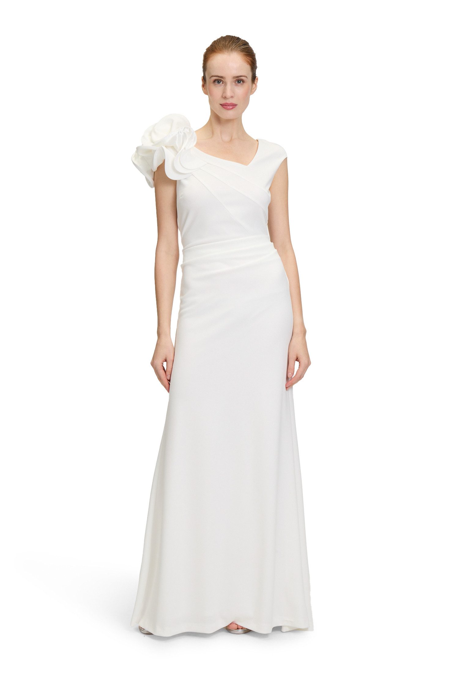 Vera Mont Abendkleid "Damen Abendkleid figurbetont" Ohne Tasche Volant günstig online kaufen