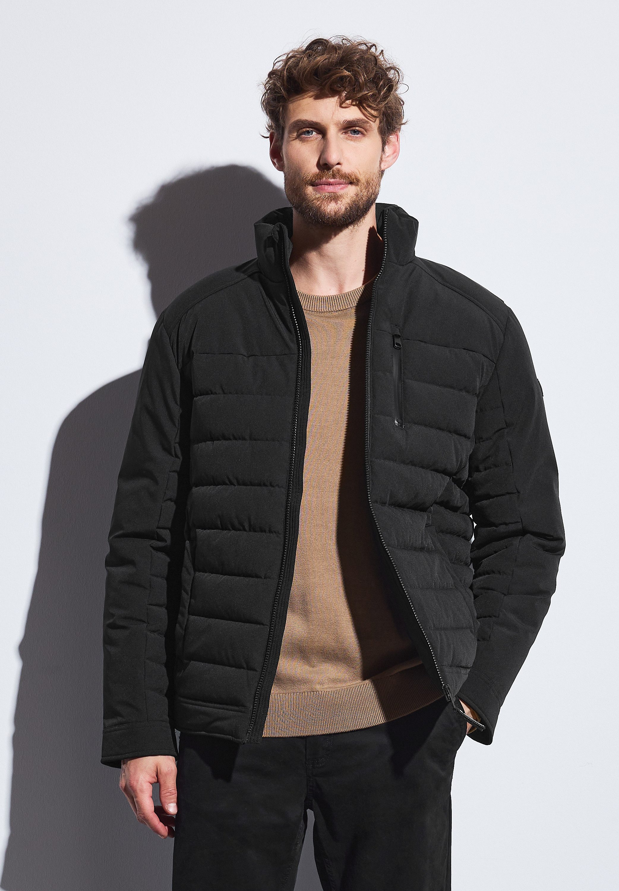 STREET ONE MEN Steppjacke im Biker günstig online kaufen