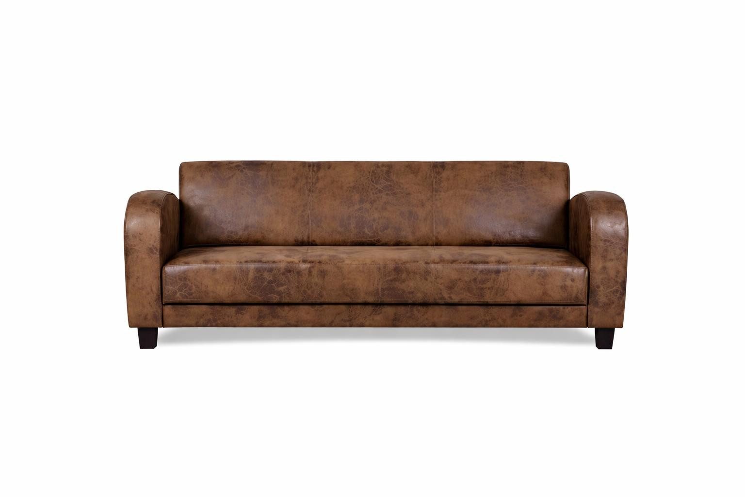 JVmoebel Polstergarnitur Braunes Wohnzimmer-Set 3+3+1-Sitzer Ledersofas & Sessel, (3-tlg), Made in Europa