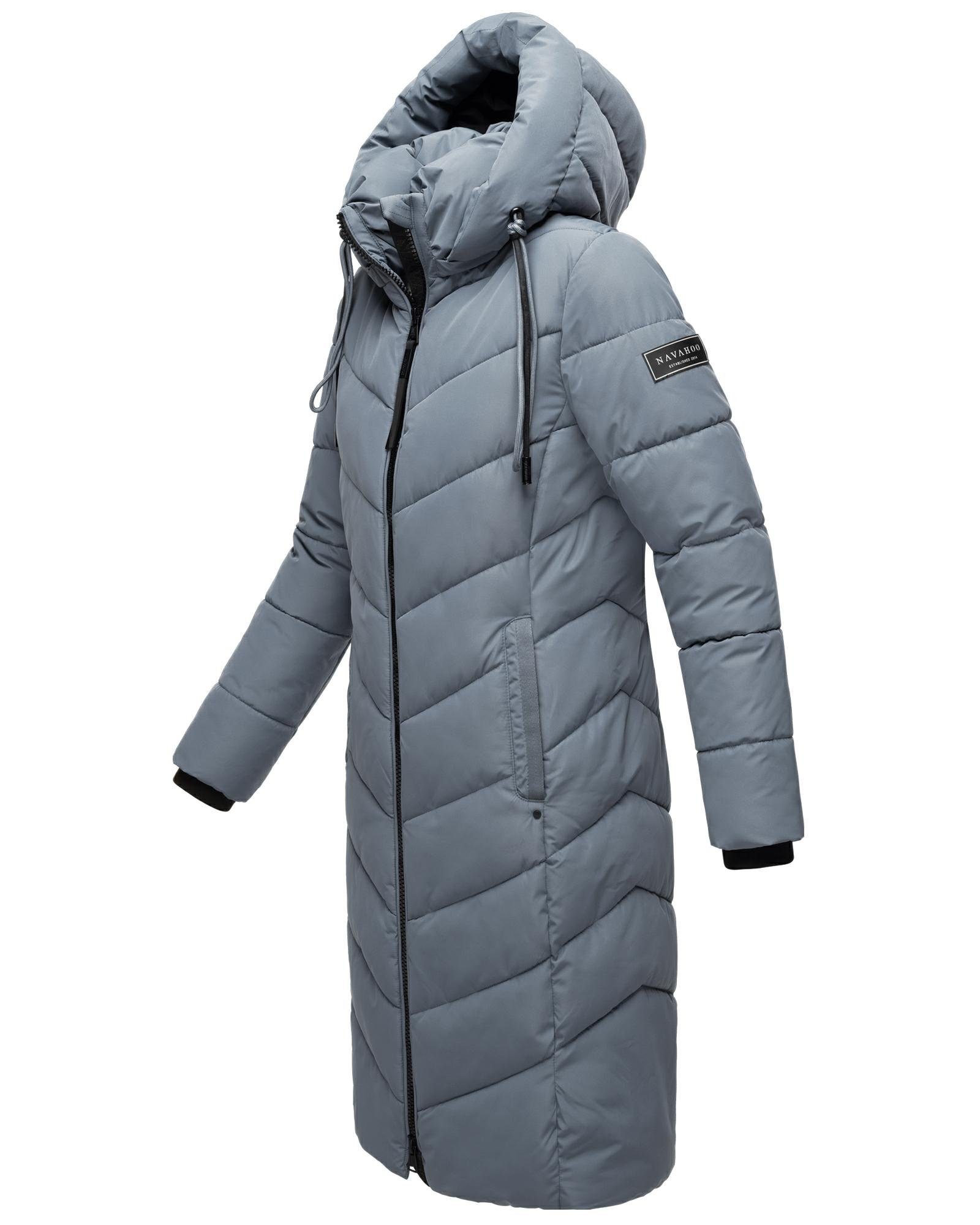 Navahoo Steppmantel Sahnekatzii XIV Schicker Wintermantel mit kuschlig warm wattiertem Kragen