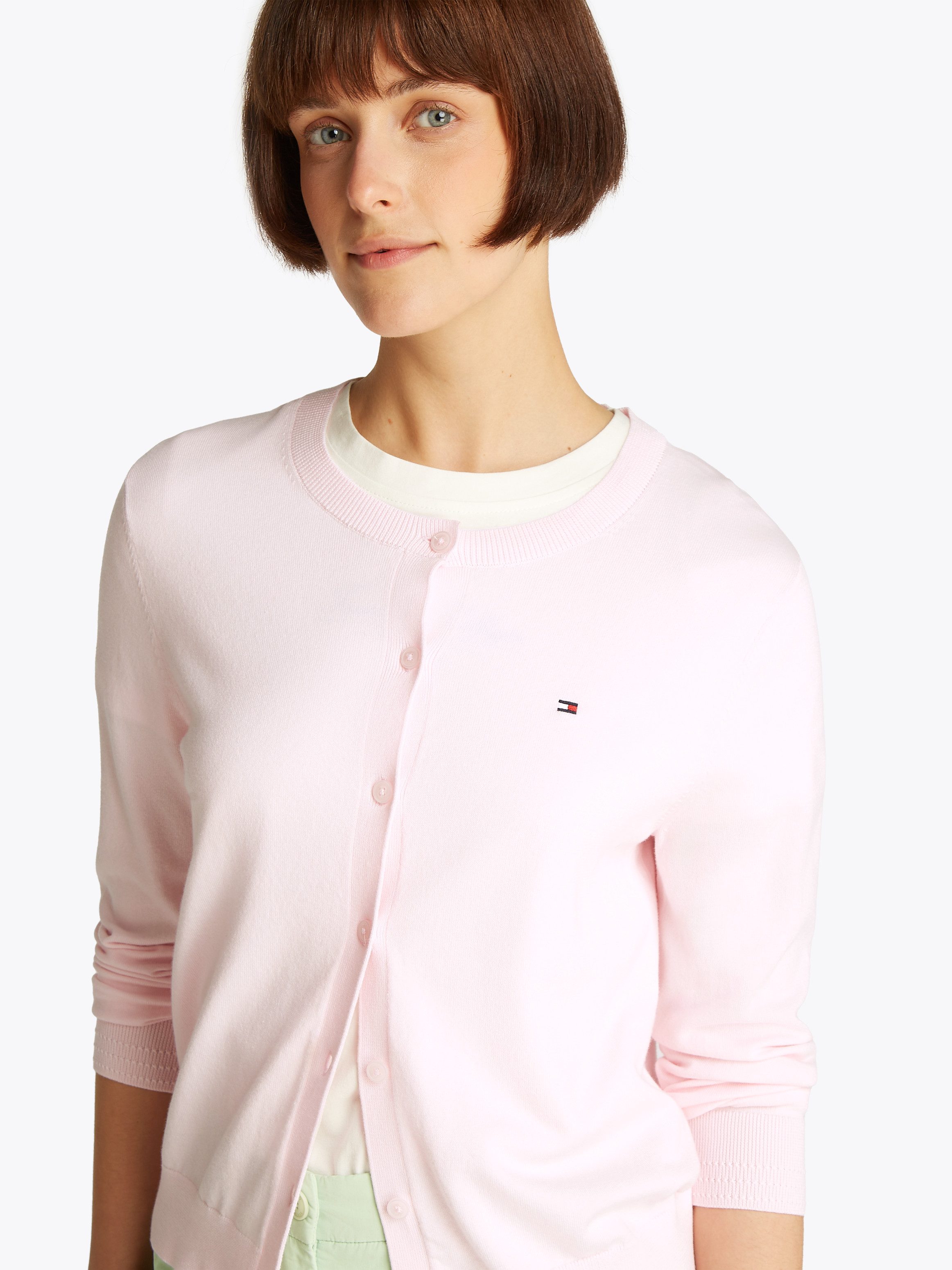 Tommy Hilfiger Cardigan CO JERSEY STITCH günstig online kaufen