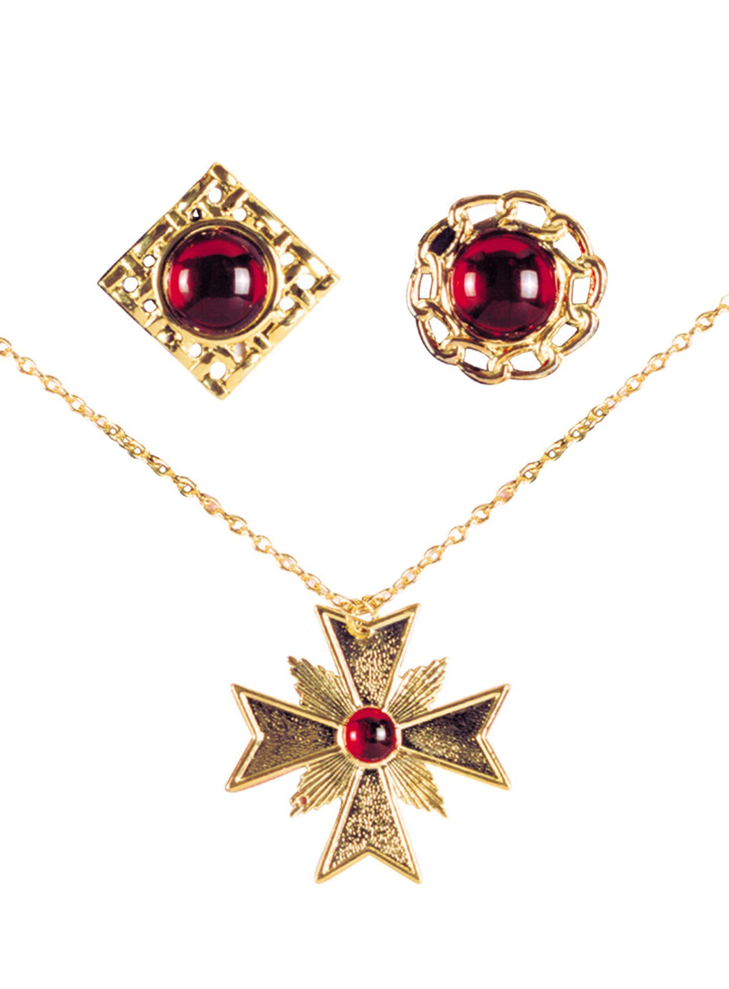 Widdmann Kostüm Schmuckset Dracula