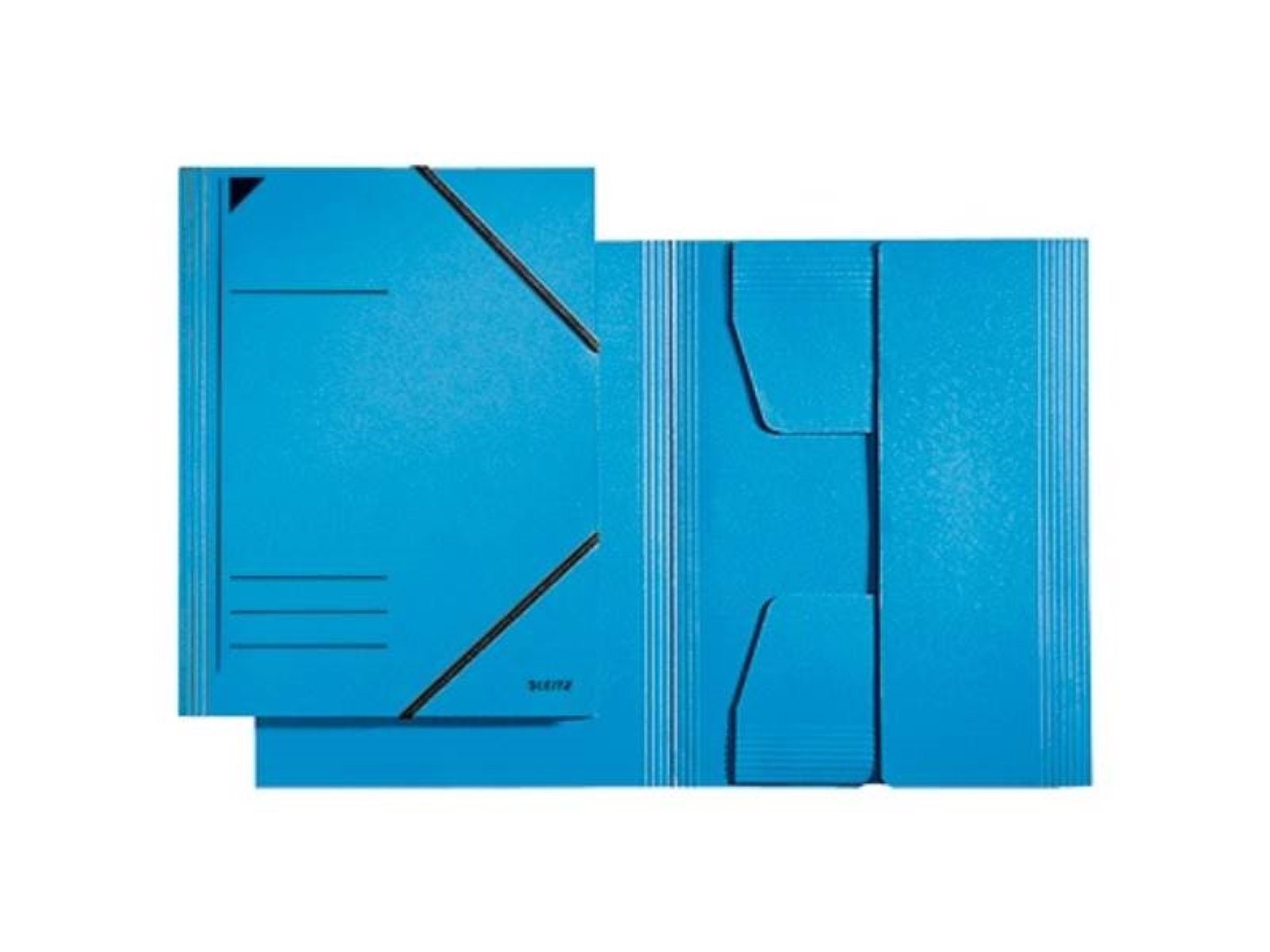 LEITZ Eckenspanner Leitz Eckspannermappe 39810035 DIN A4 Karton blau