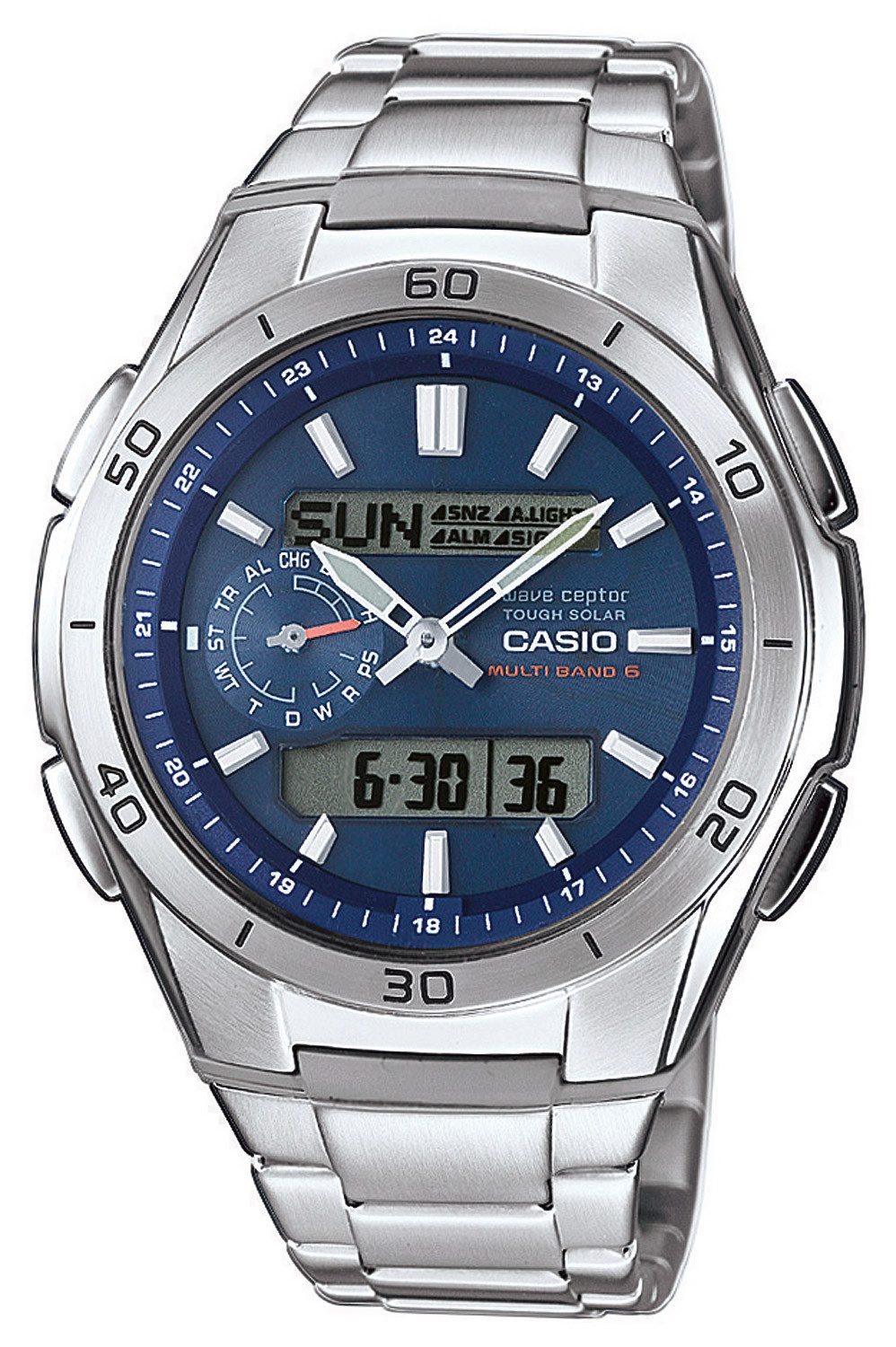 Casio Funk Solaruhr Herren Solar-
