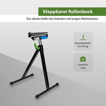 TRUTZHOLM Gerüst 4x Rollenbock Rollbock Klappbock Unterstellbock Arbeitsbock Montageboc, (Spar-Set)