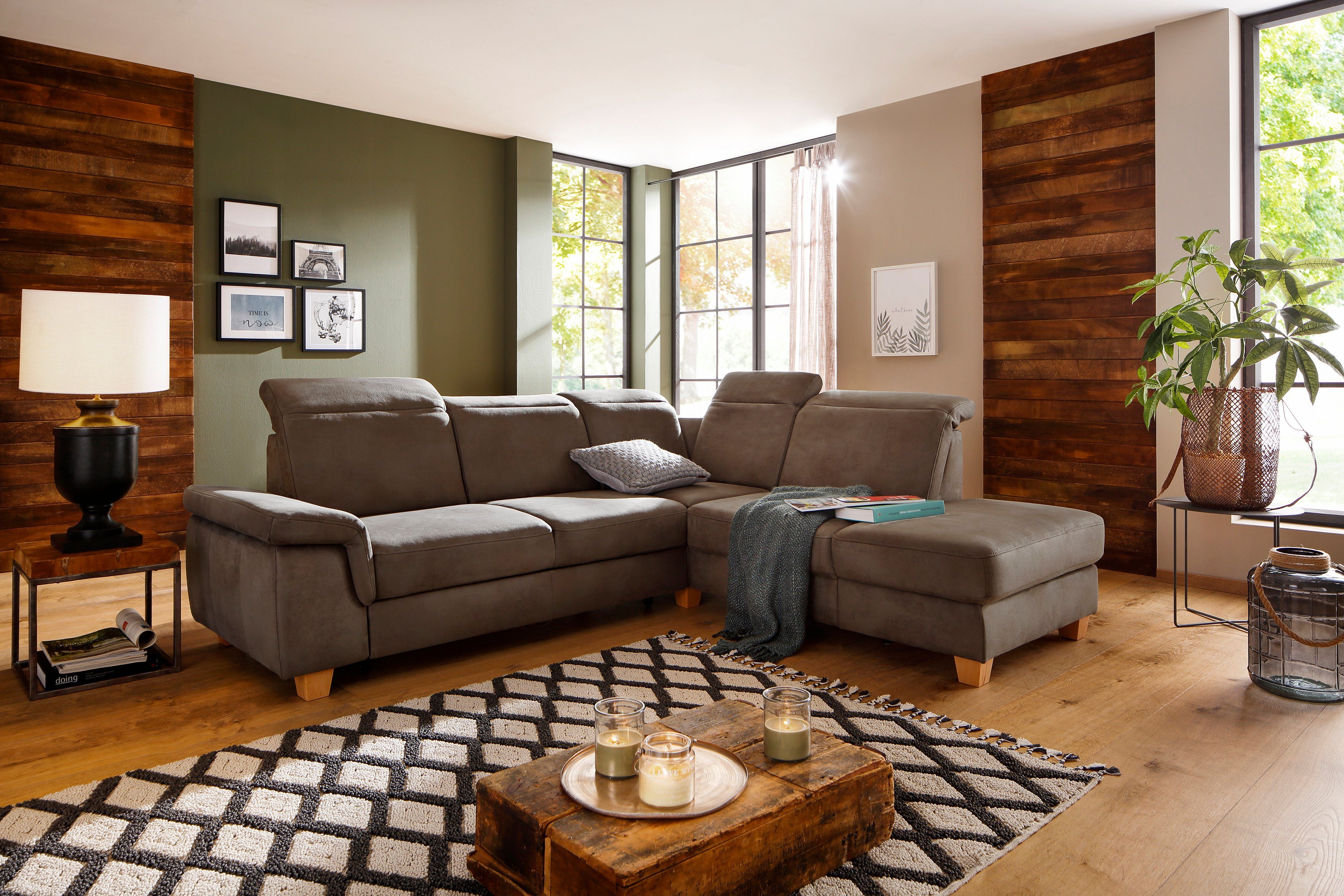 Home affaire Ecksofa Dalia L-Form, mit günstig online kaufen