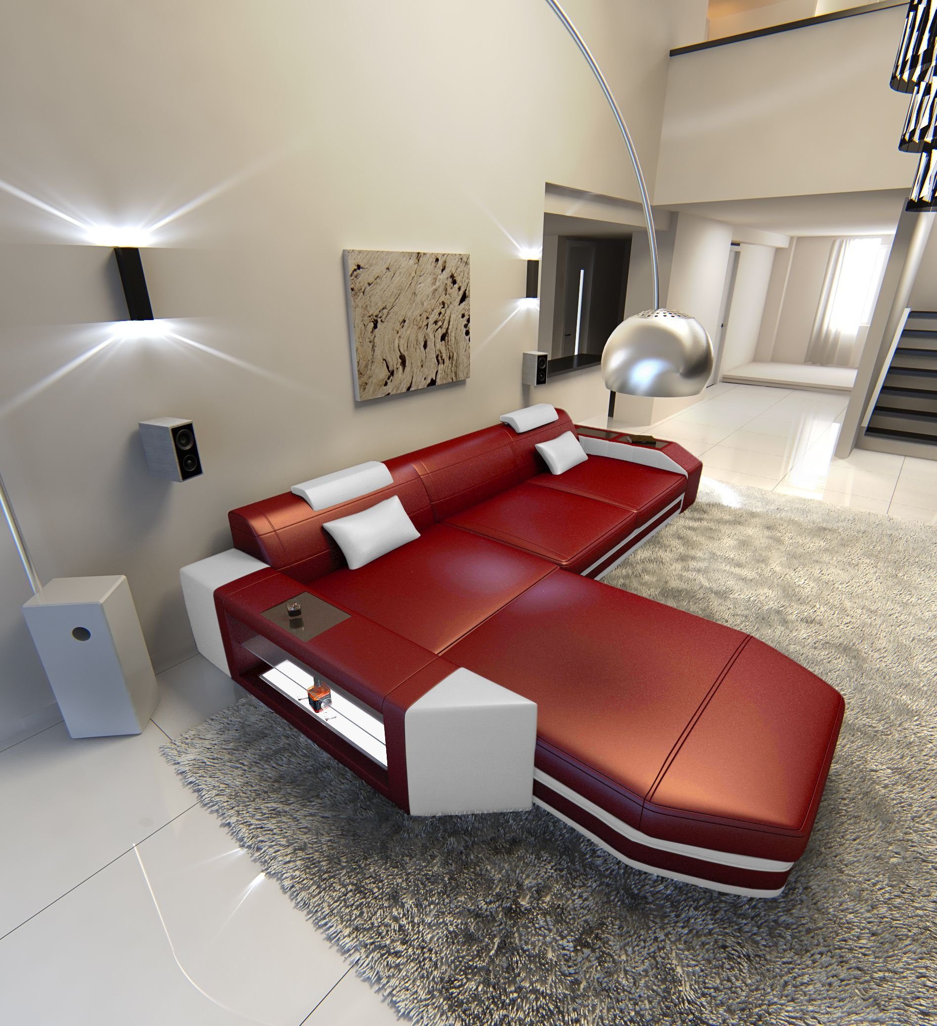 Sofa Dreams Ecksofa Ledercouch Sofa Leder günstig online kaufen